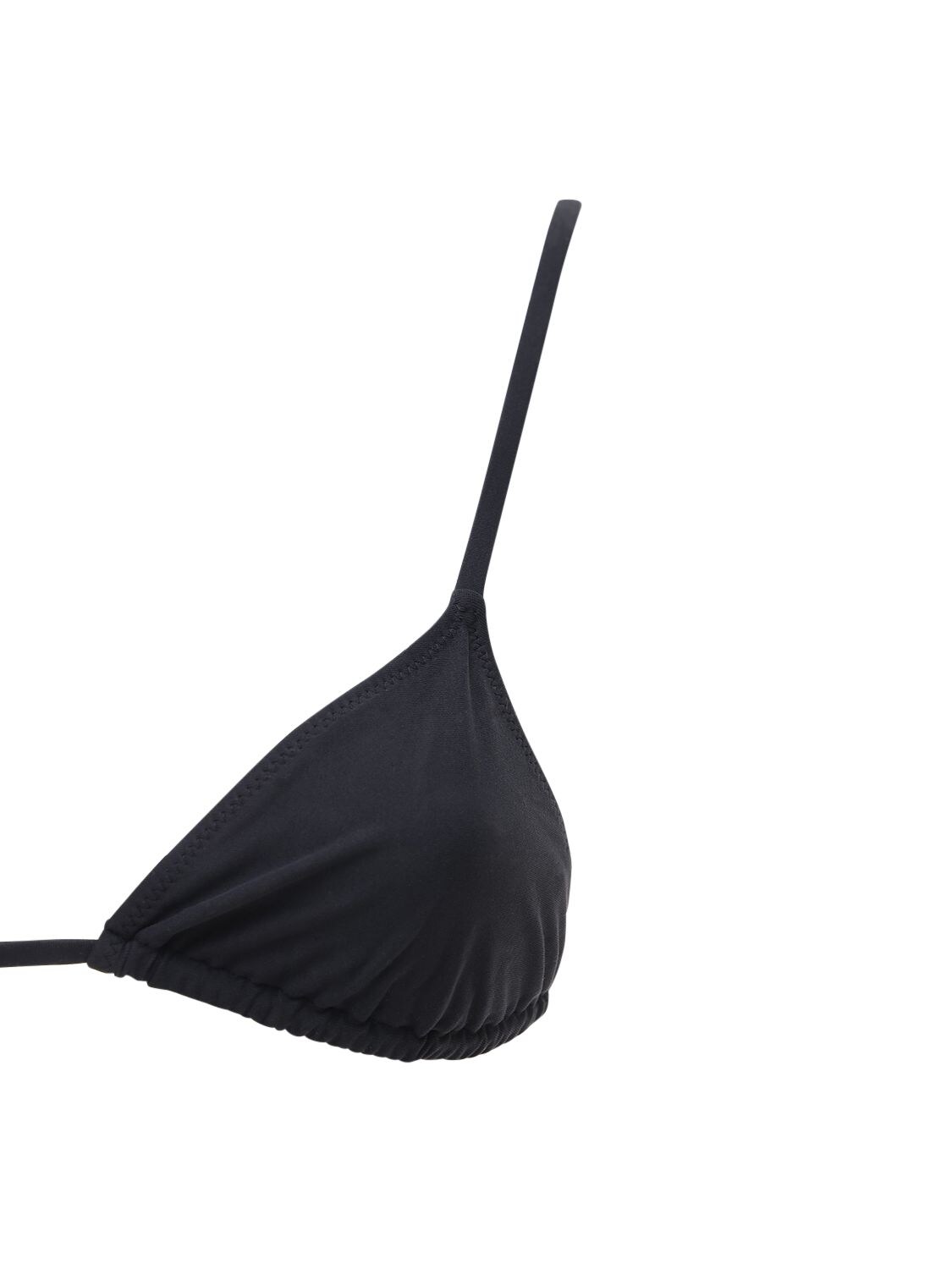 Shop Tropic Of C Equator Recycled Tech Bikini Top In Black