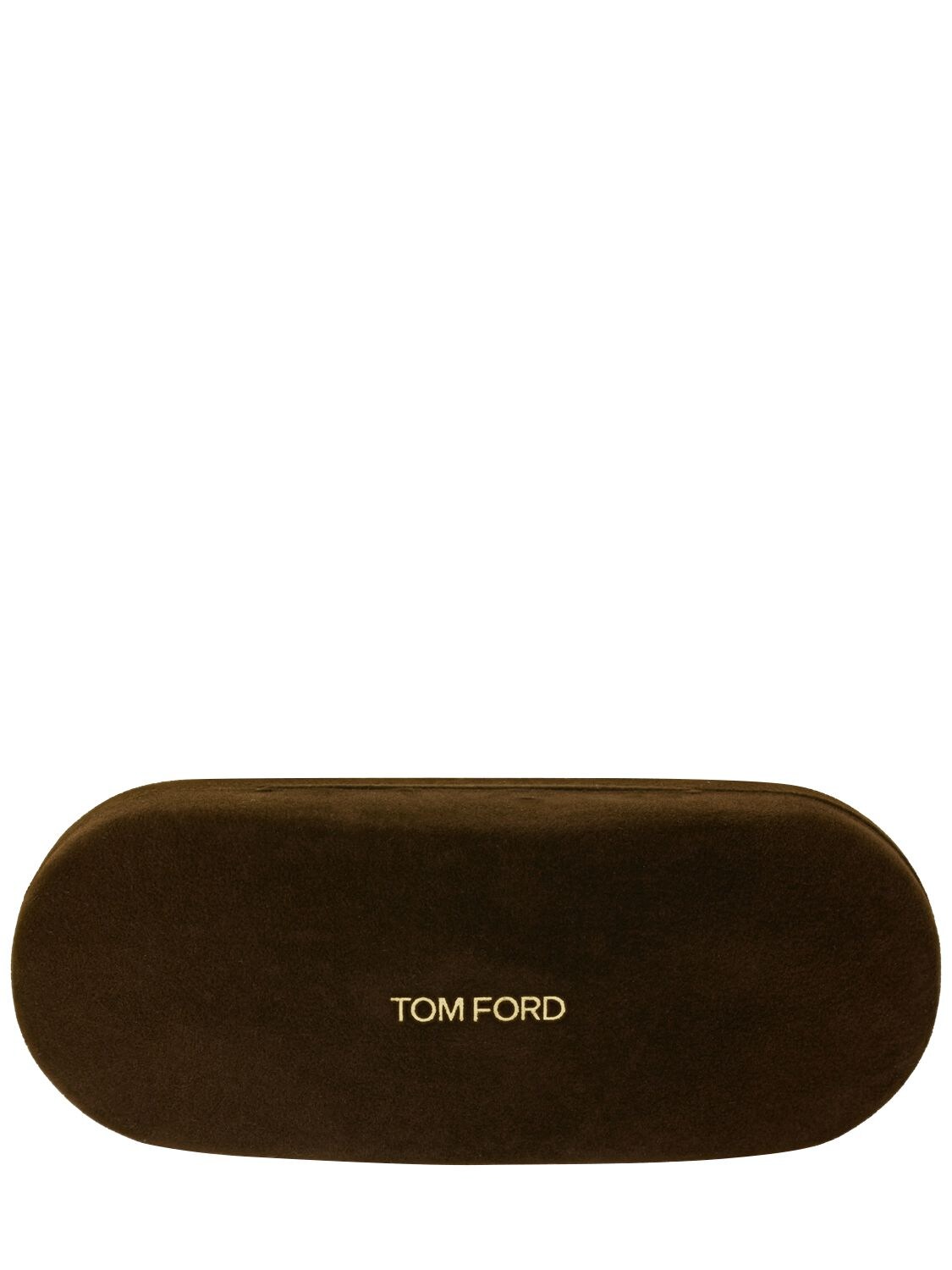 Shop Tom Ford Troy Pilot Acetate Eyeglasses In Black
