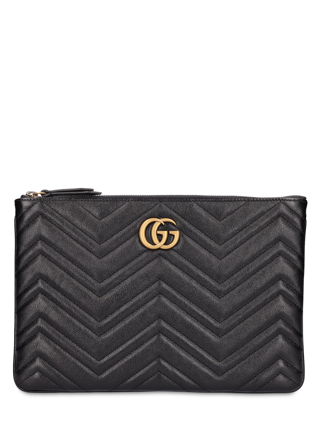 Gg Marmont 2.0 Leather Pouch