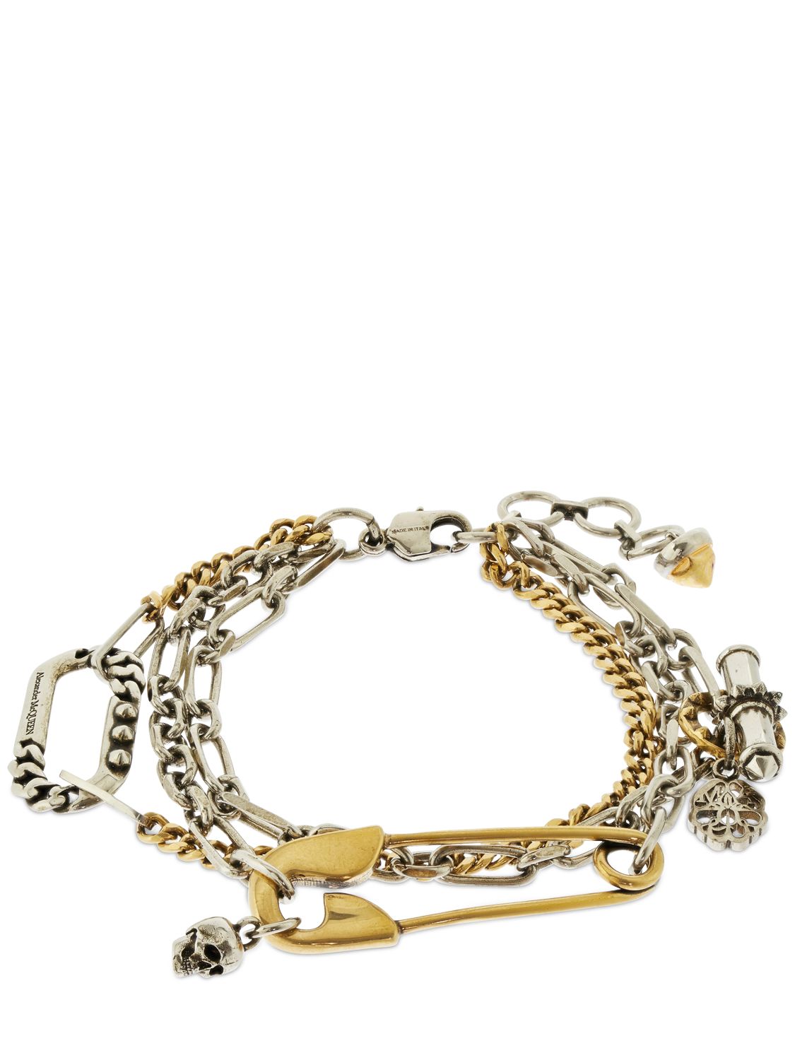 Alexander Mcqueen Silver Tone Chain Bracelet 2025 | www.urbag.ws