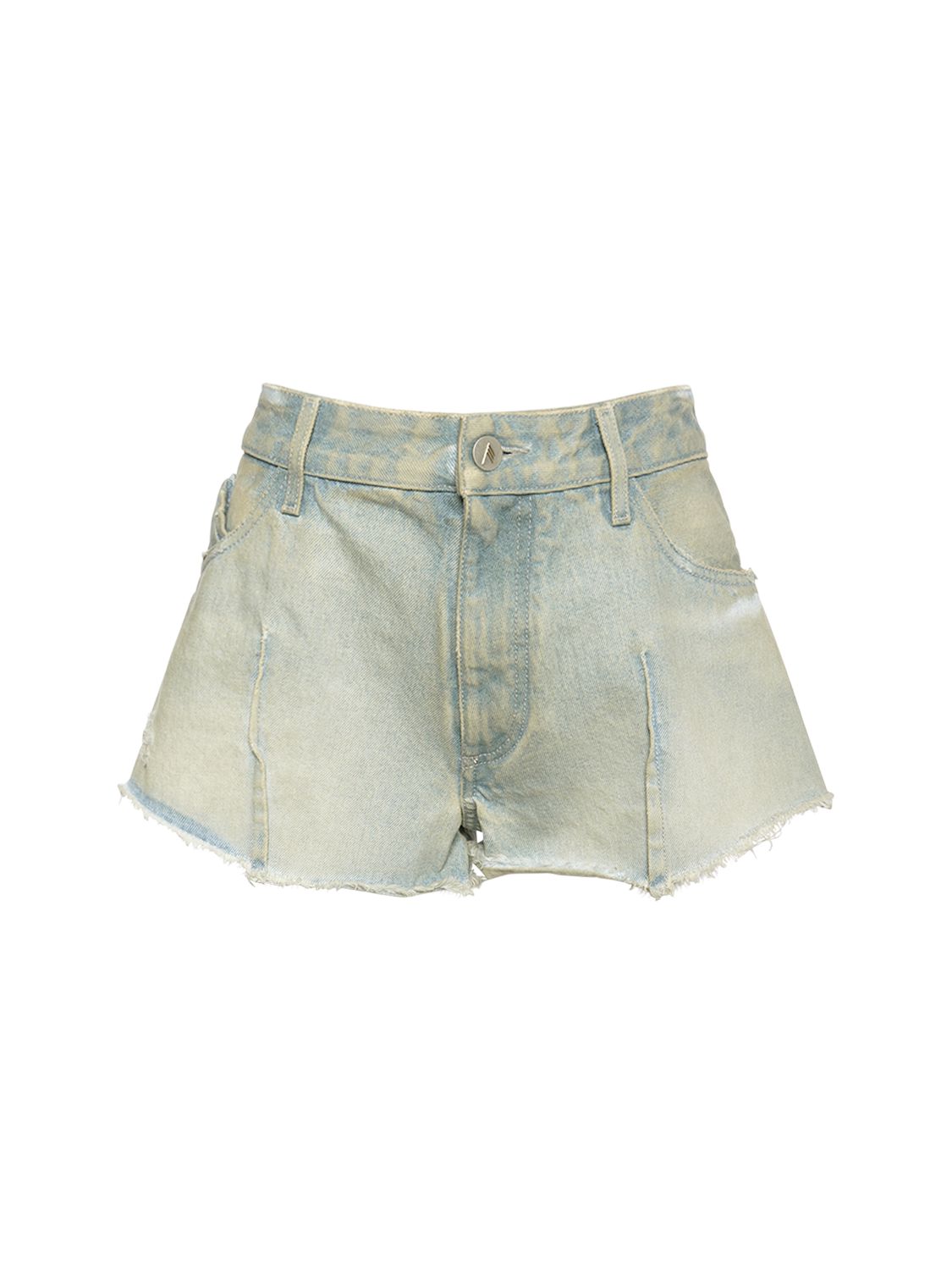 Minishorts Aus Baumwolldenim
