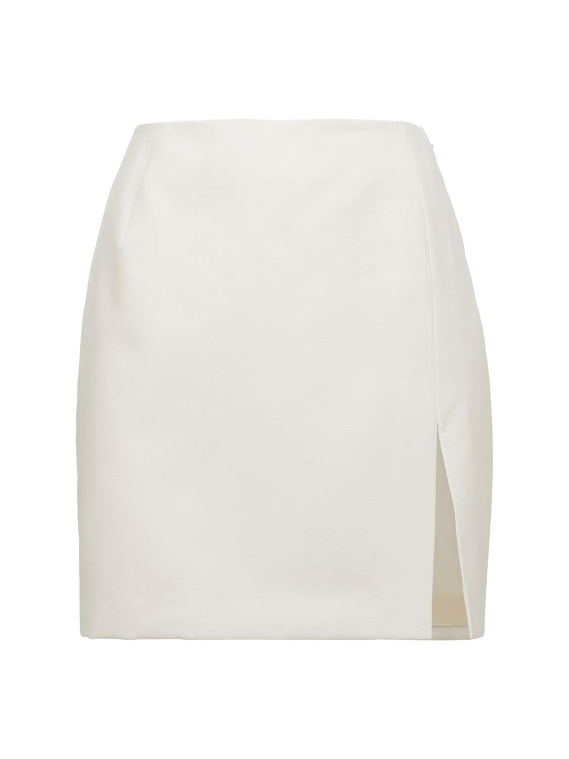 THE ANDAMANE Gioia Lyocell Twill Mini Skirt