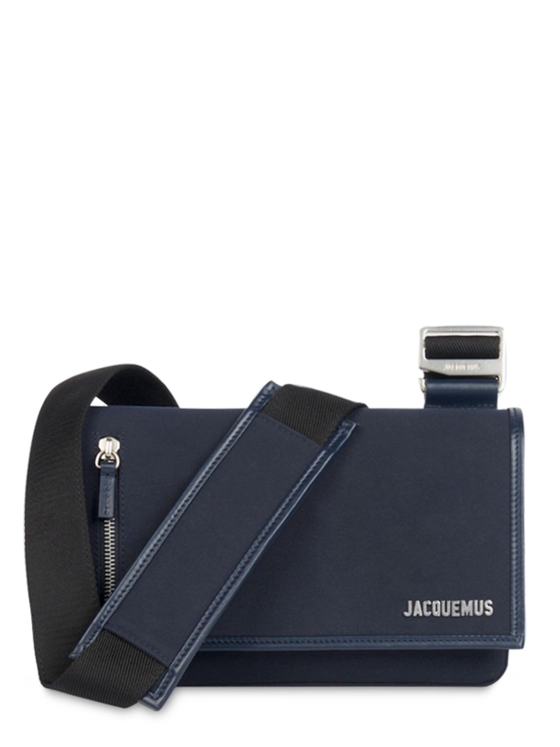 Jacquemus Le Messageur Nylon Crossbody Bag In Blue ModeSens