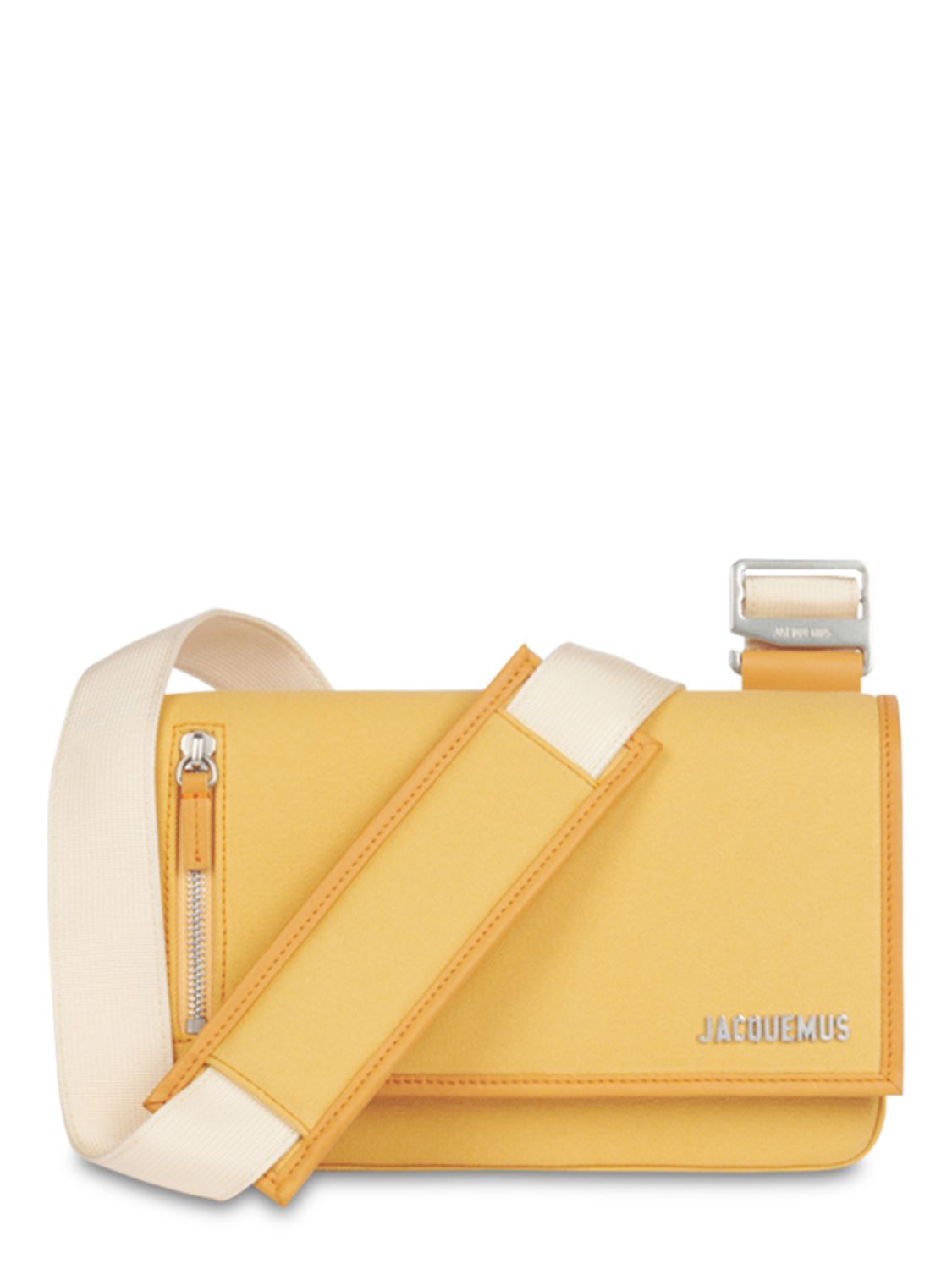 Jacquemus Le Messageur Cotton Canvas Crossbody Bag In Orange ModeSens