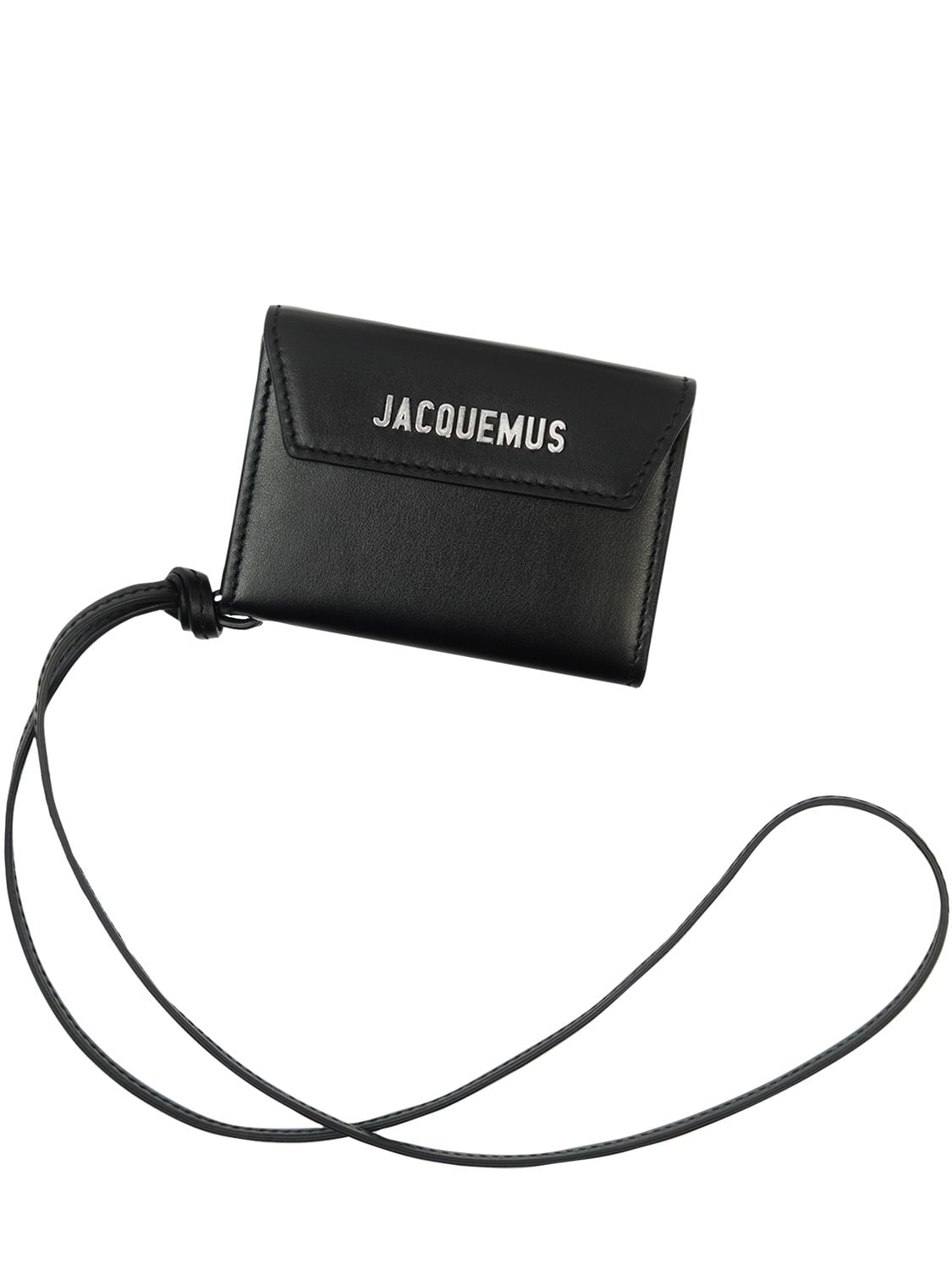 Jacquemus Le Porte  Leather Wallet In Black