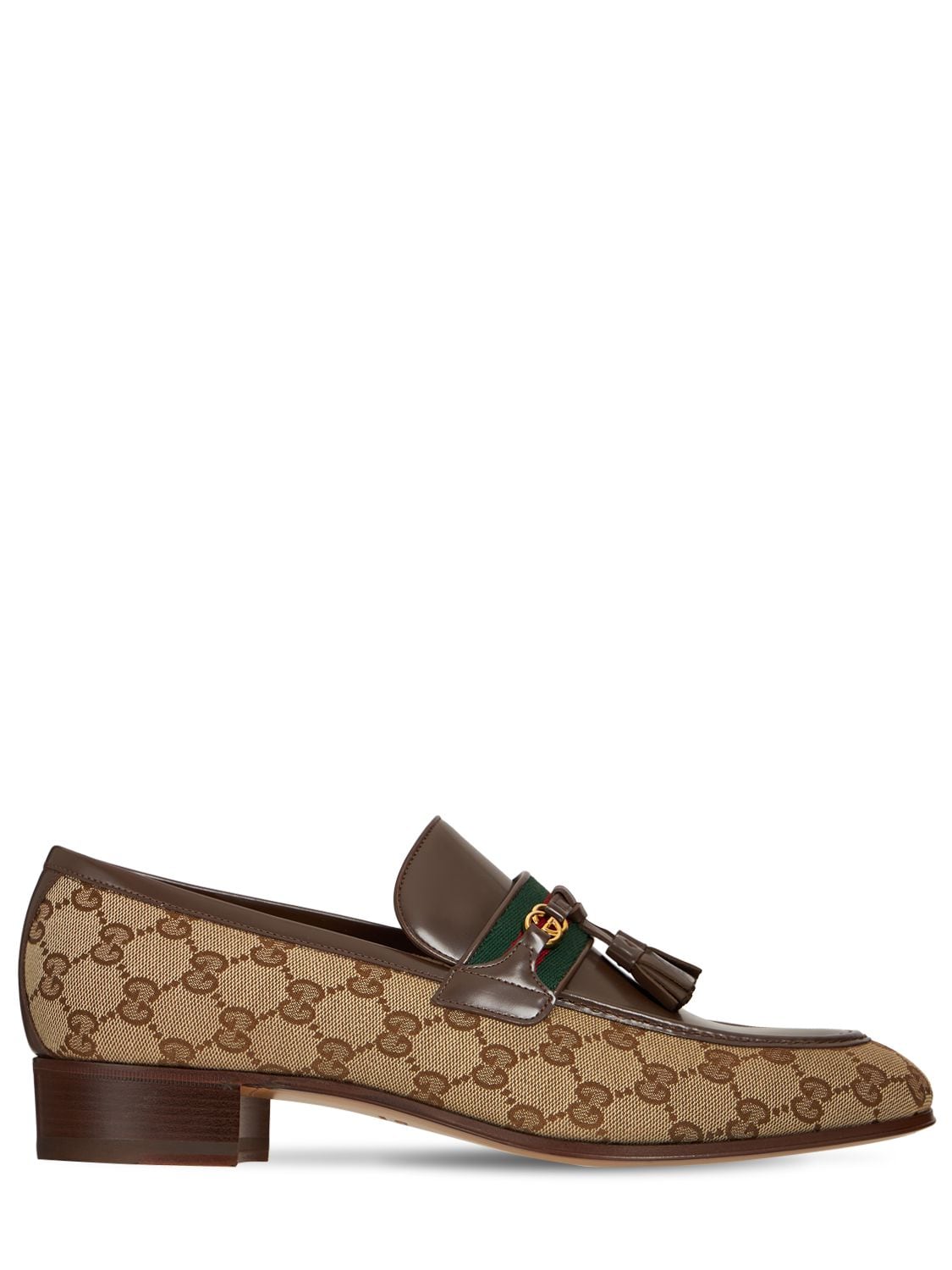 canvas gucci loafers men