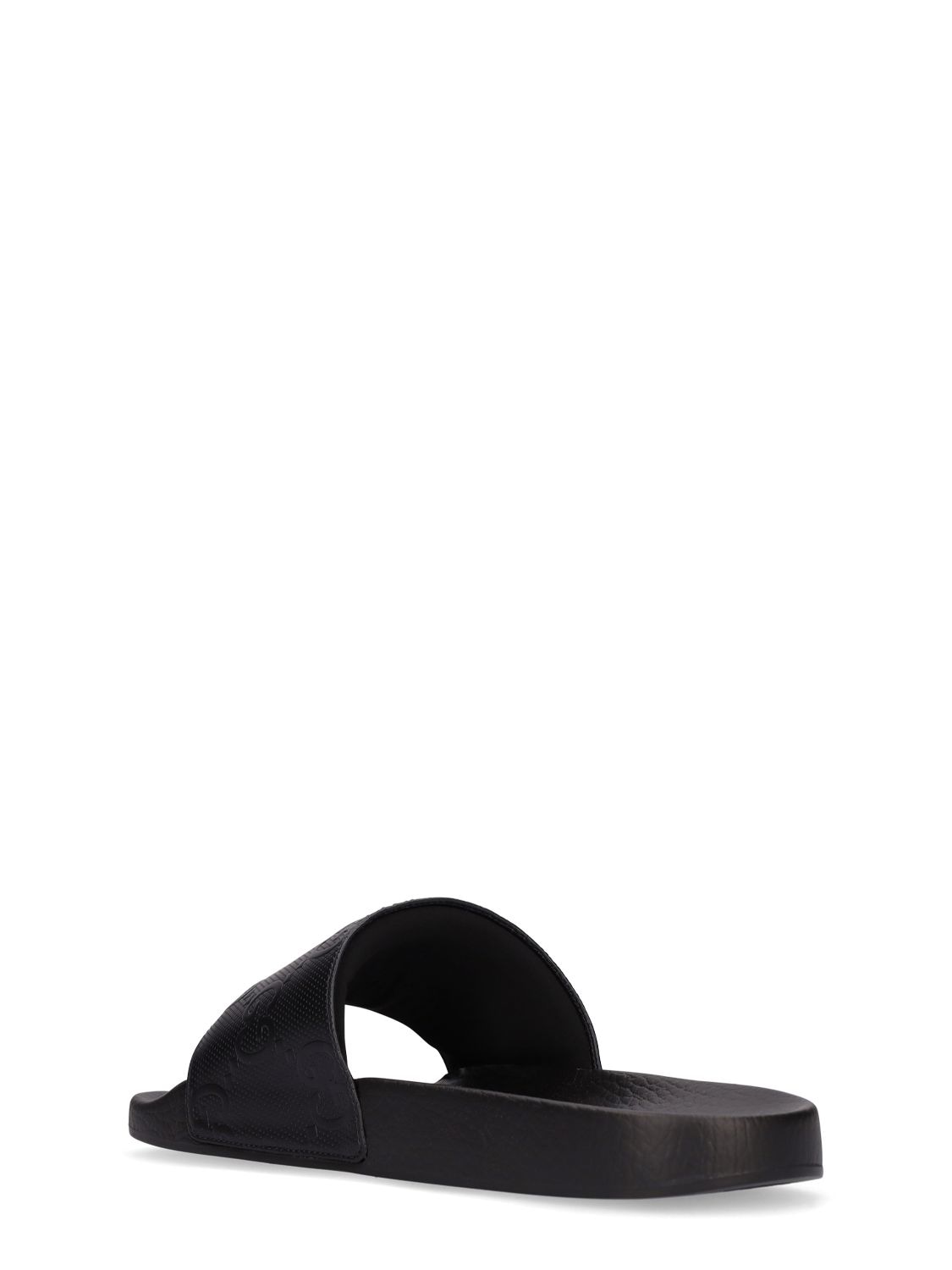 Shop Gucci Demetra Slide Sandals In Black
