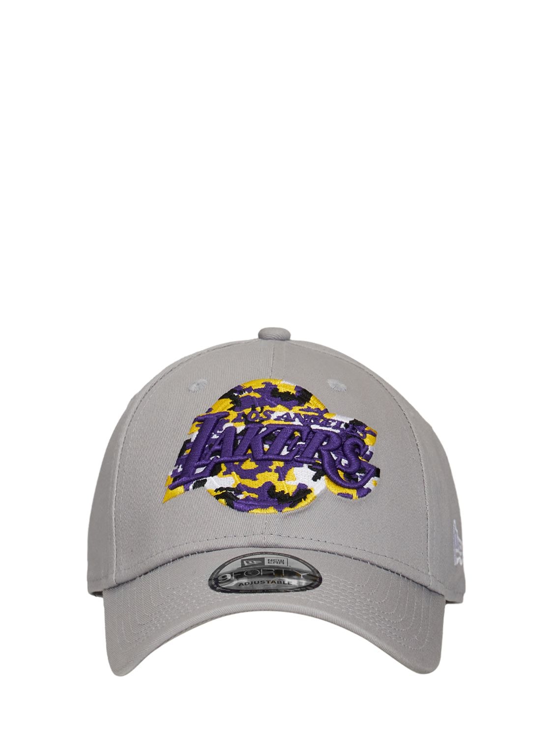 lakers hat grey