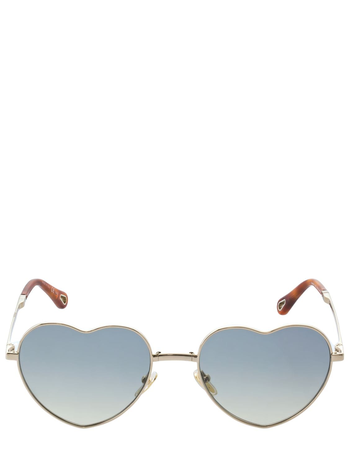Milane Heart-shape Metal Sunglasses
