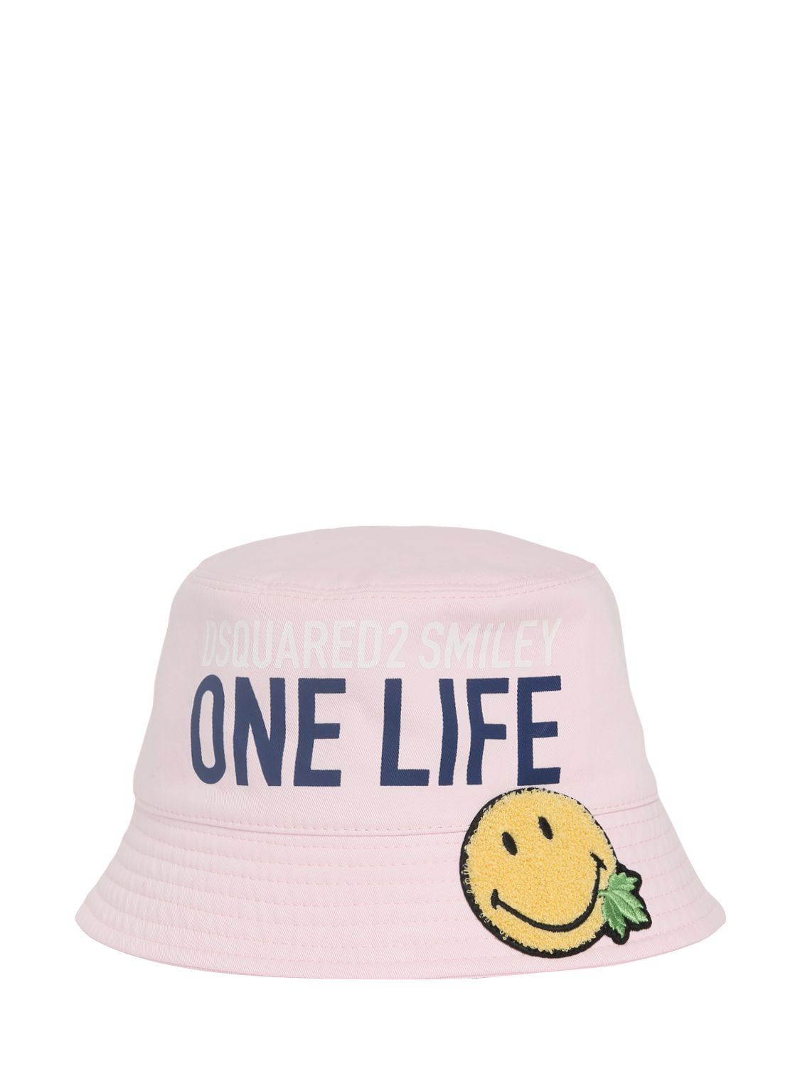 Smiley joy organic cotton bucket hat 