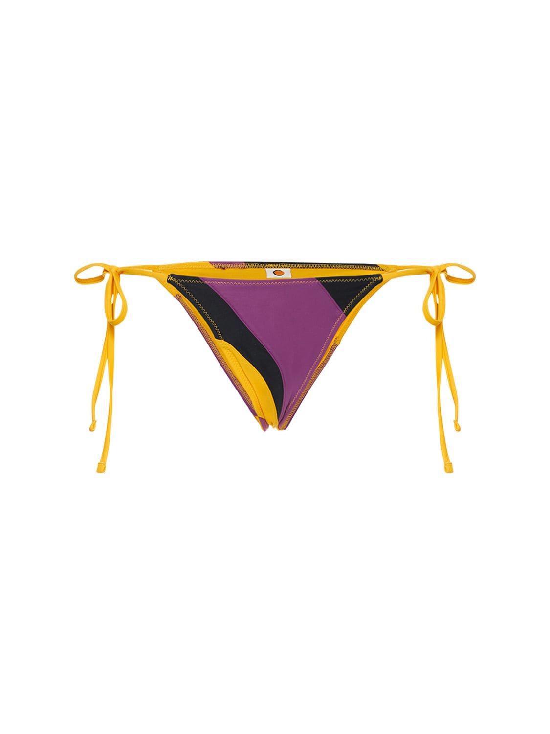 Tropic Of C Patchwork Praia Bikini Bottoms In Purple,multi