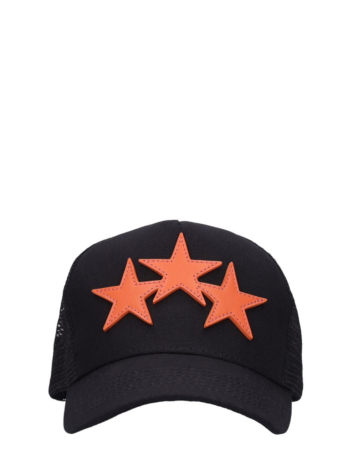 3 Star Cotton Canvas Trucker Hat