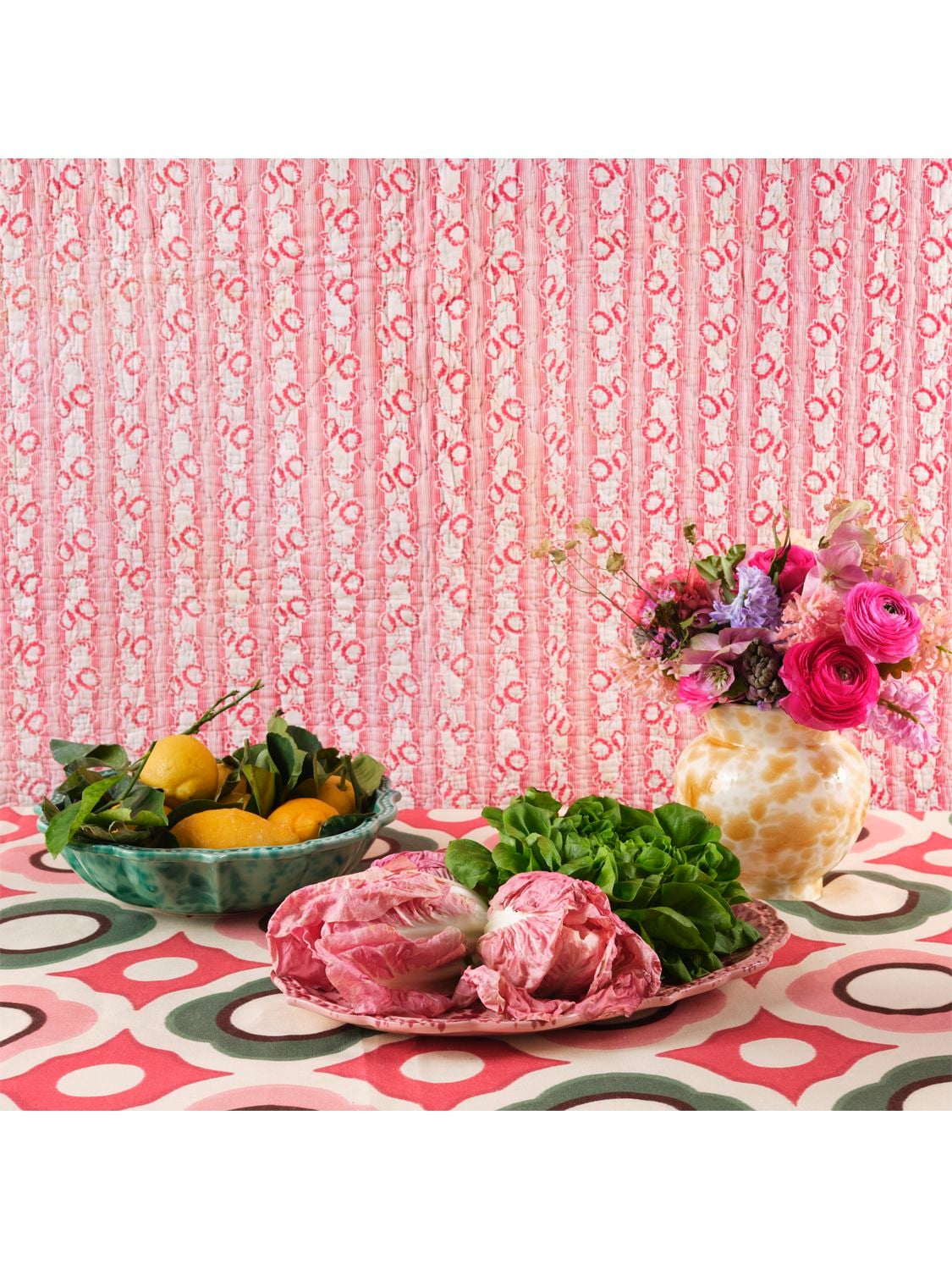 Shop Cabana Cosima Rectangular Tablecloth In Multicolor