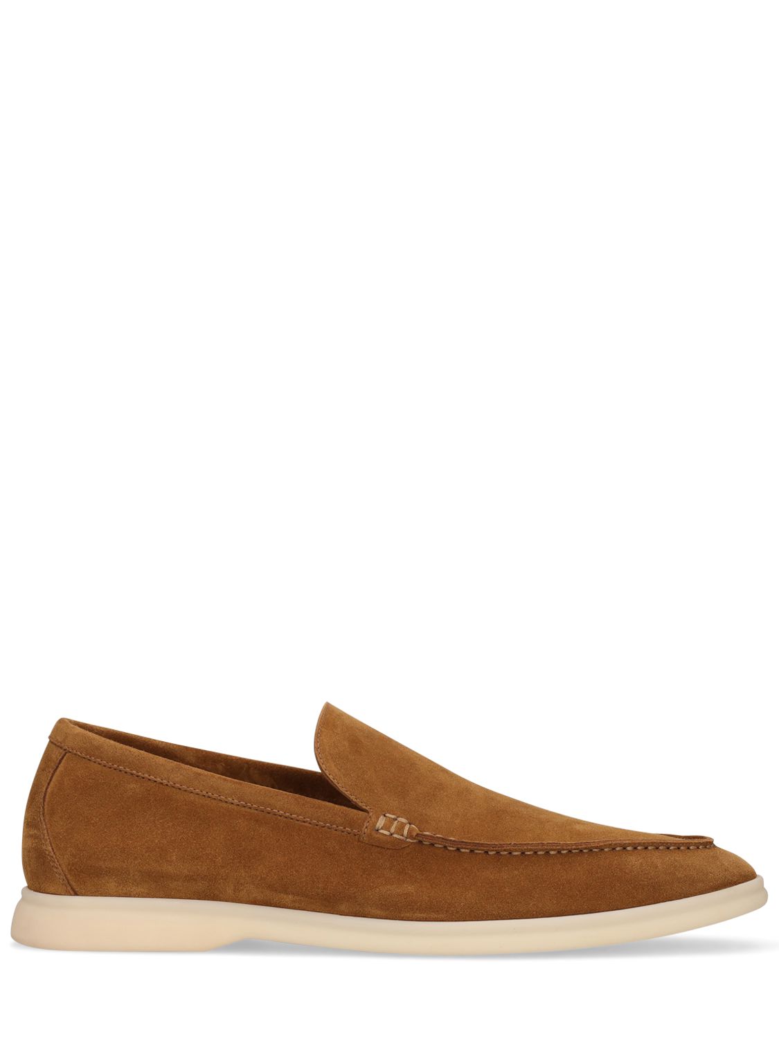 Loro Piana Summer Walk Suede Loafers 