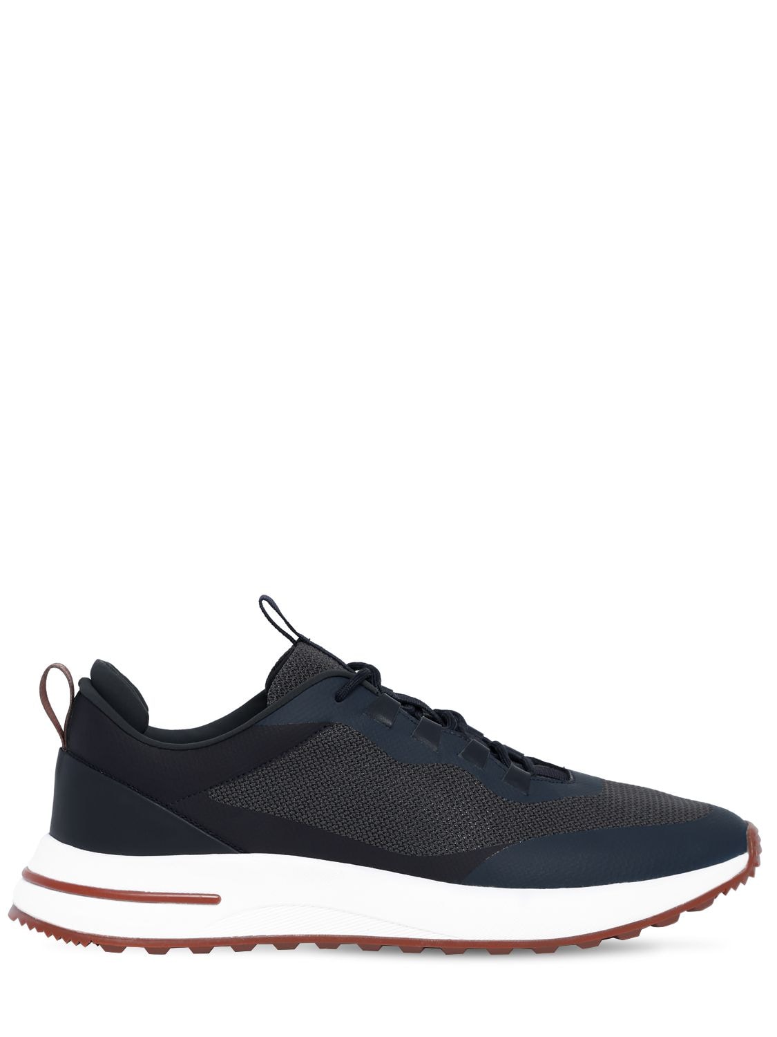 Loro Piana Week_end Walk Technical Mesh Sneakers In Chacoral Blue