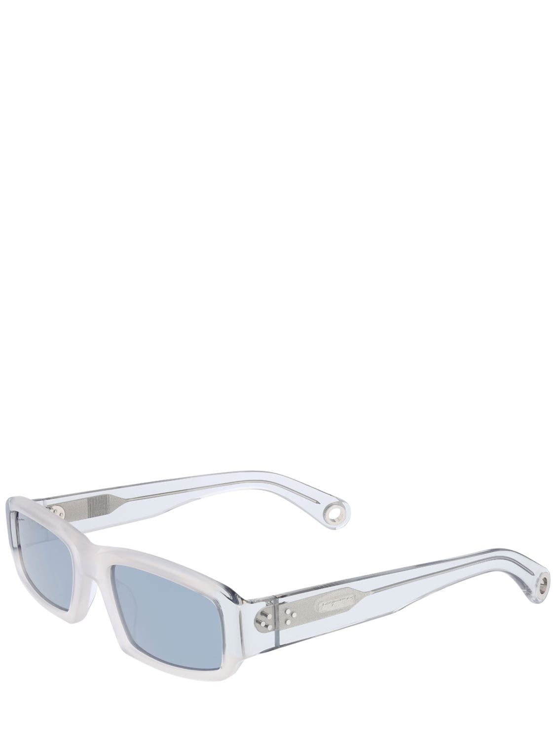 Shop Jacquemus Les Lunettes Altu Sunglasses In Grey,mirror