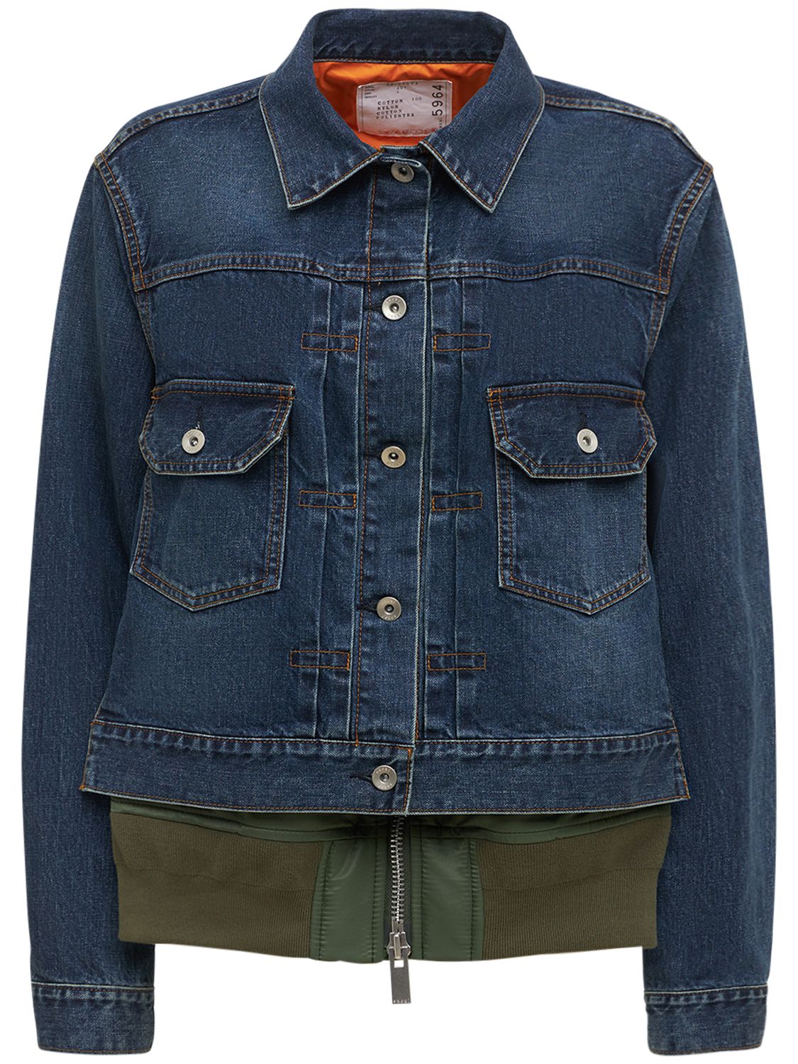 sacai denim jacket