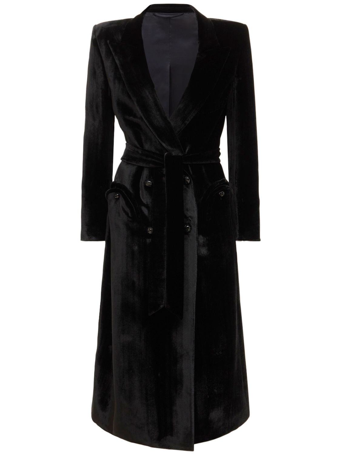 Image of Etoile Black Blazer Viscose Midi Dress