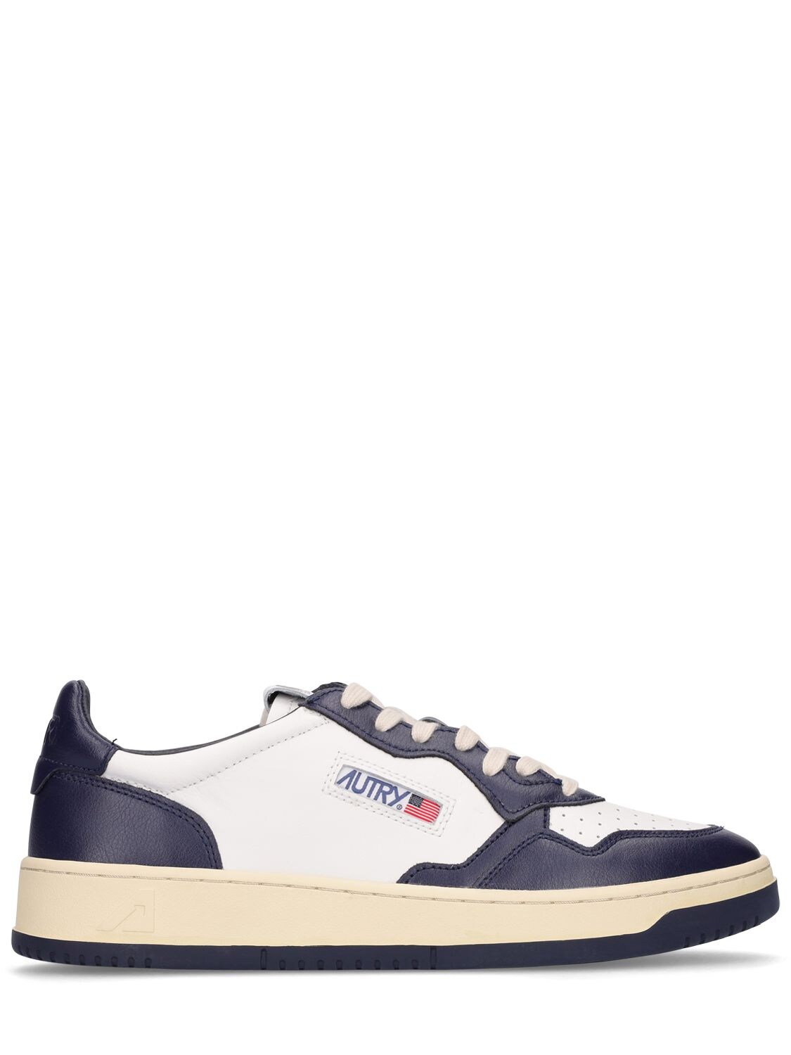 Leather Low Sneakers – MEN > SHOES > SNEAKERS