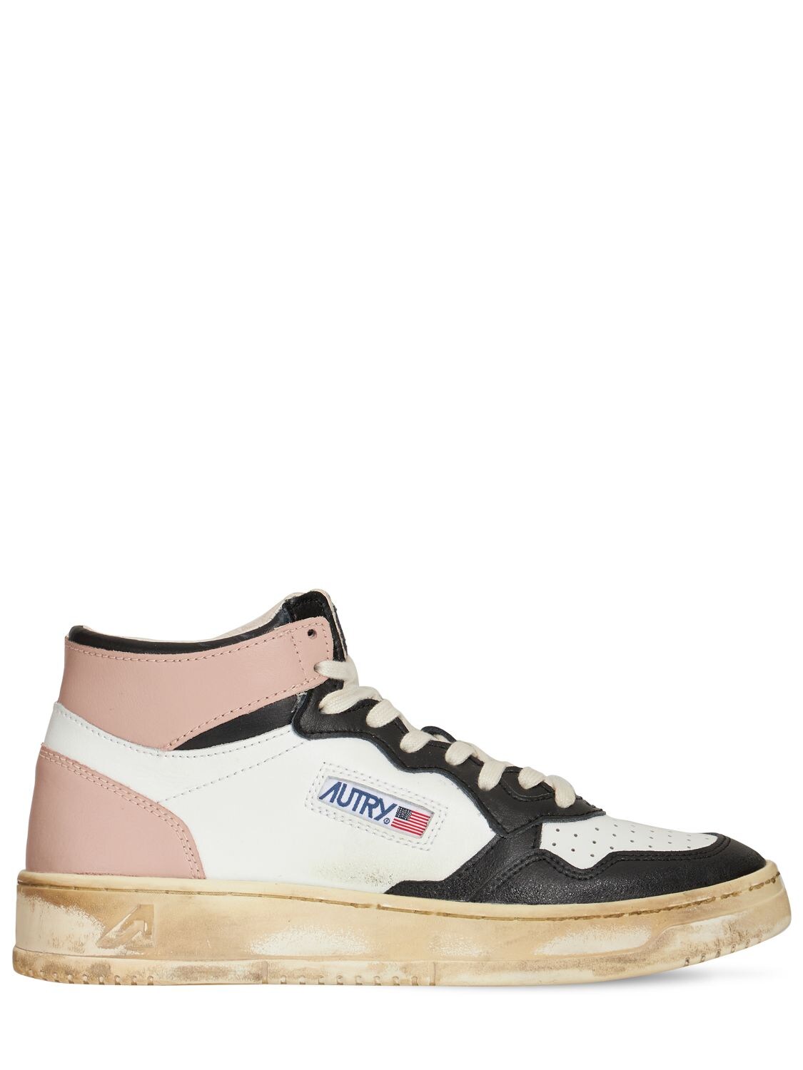 Autry - Super vintage mid sneakers - | Luisaviaroma