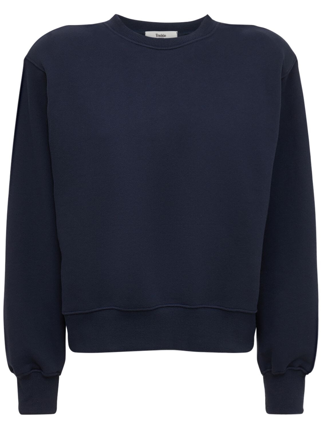 THE FRANKIE SHOP VANESSA ORGANIC COTTON JERSEY SWEATSHIRT