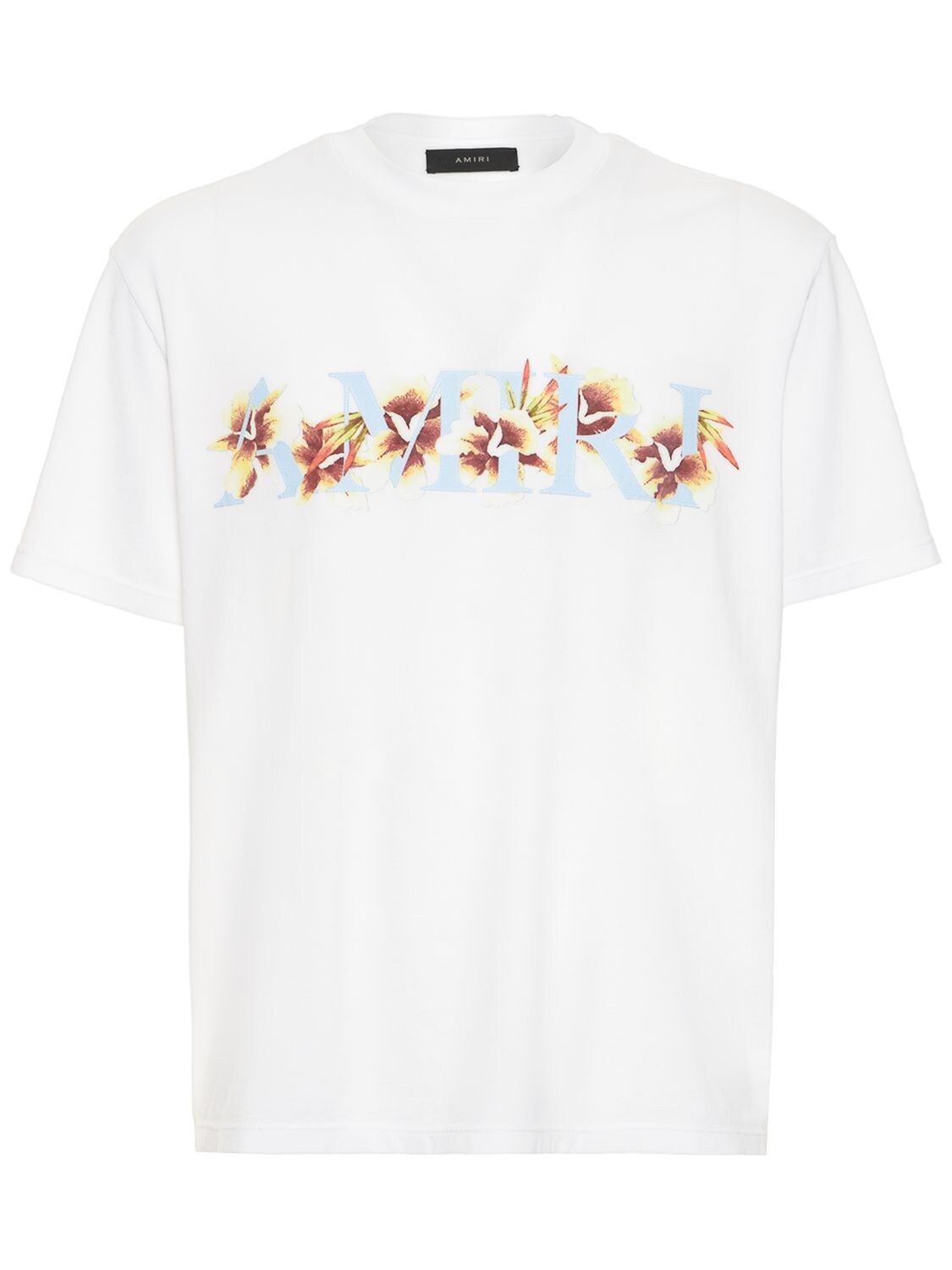 Hibiscus Logo Cotton Jersey T-shirt
