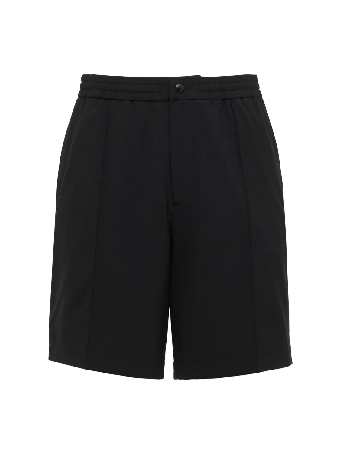 Solid Homme - Tencel blend shorts - Black | Luisaviaroma
