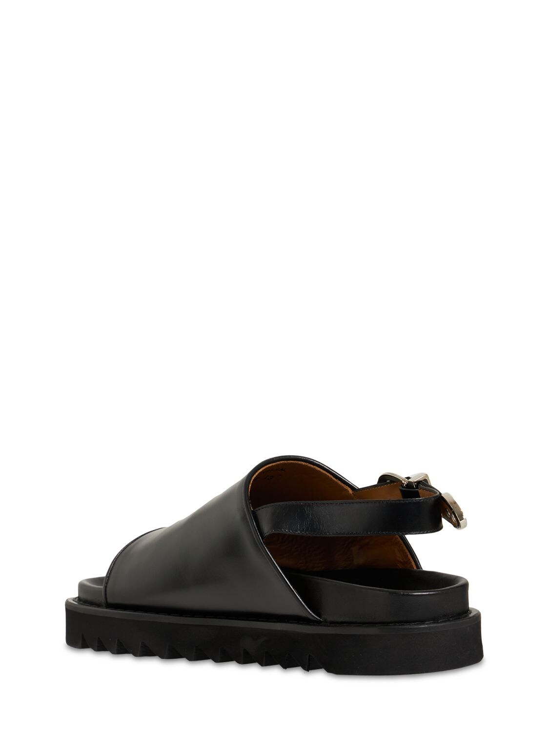 Toga Virilis Buckle-detail Slingback Sandals In Black | ModeSens