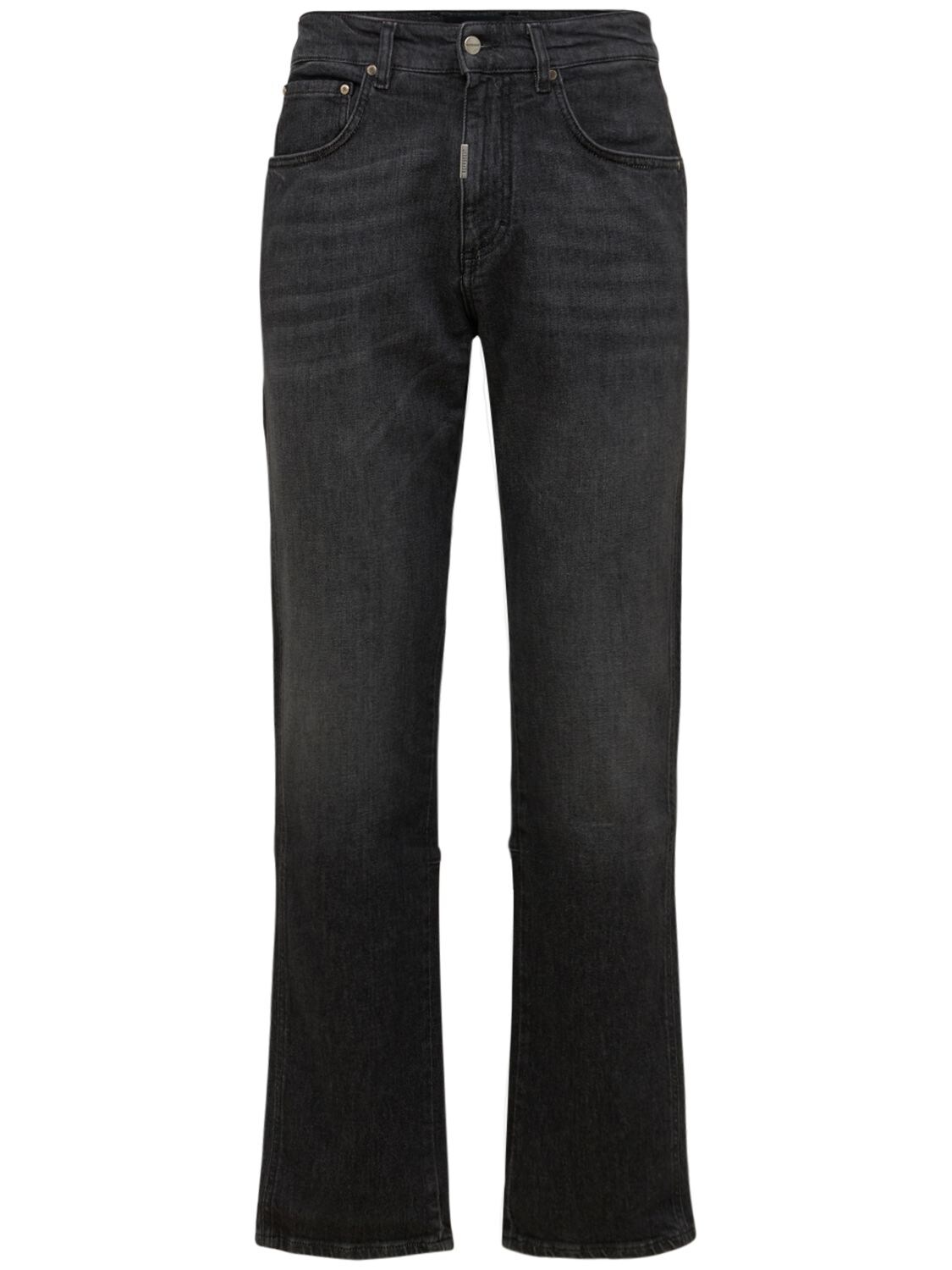 Represent Washed Vintage Straight Leg Jeans In Black ModeSens