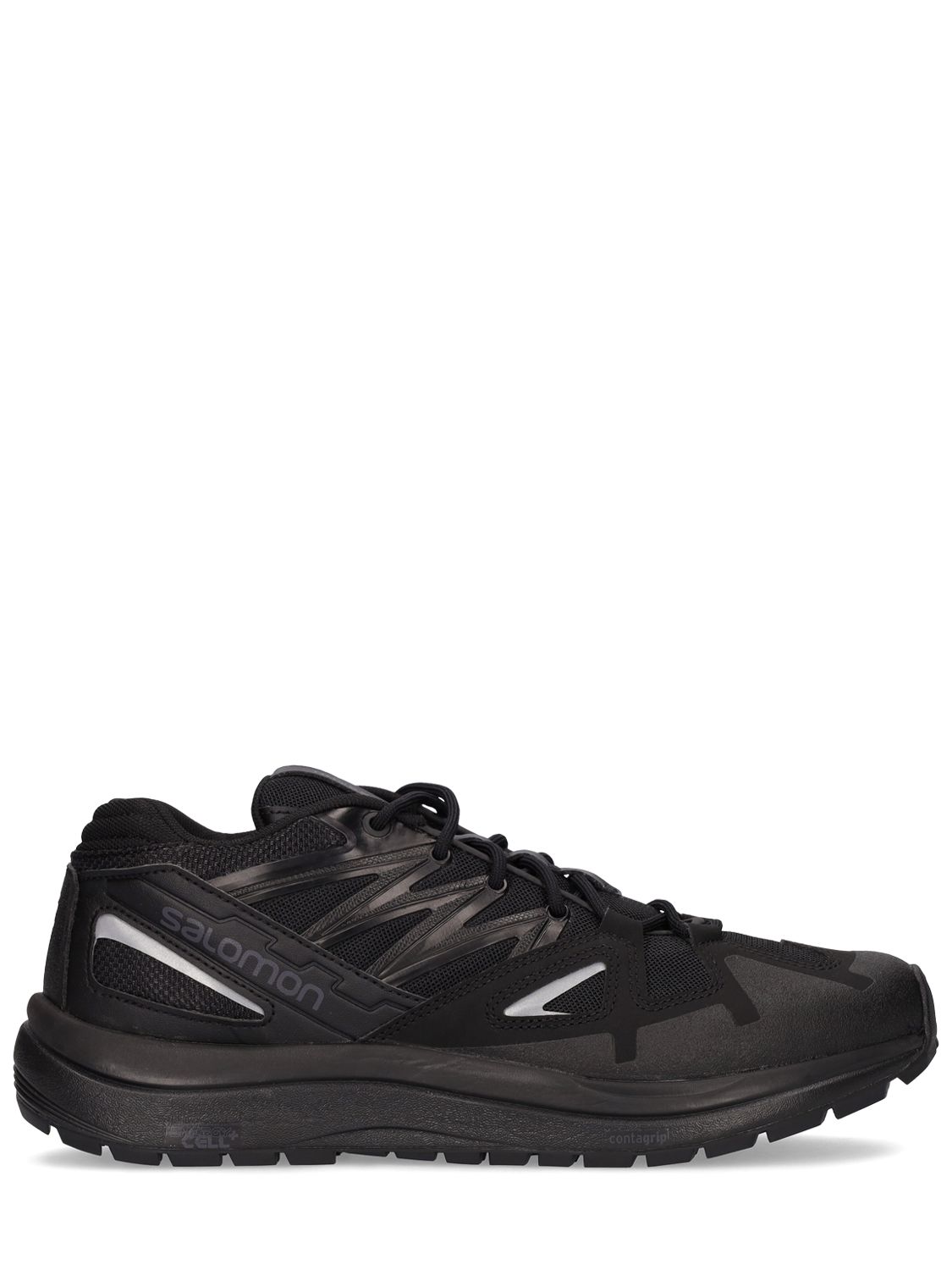 salomon black odyssey advanced sneakers