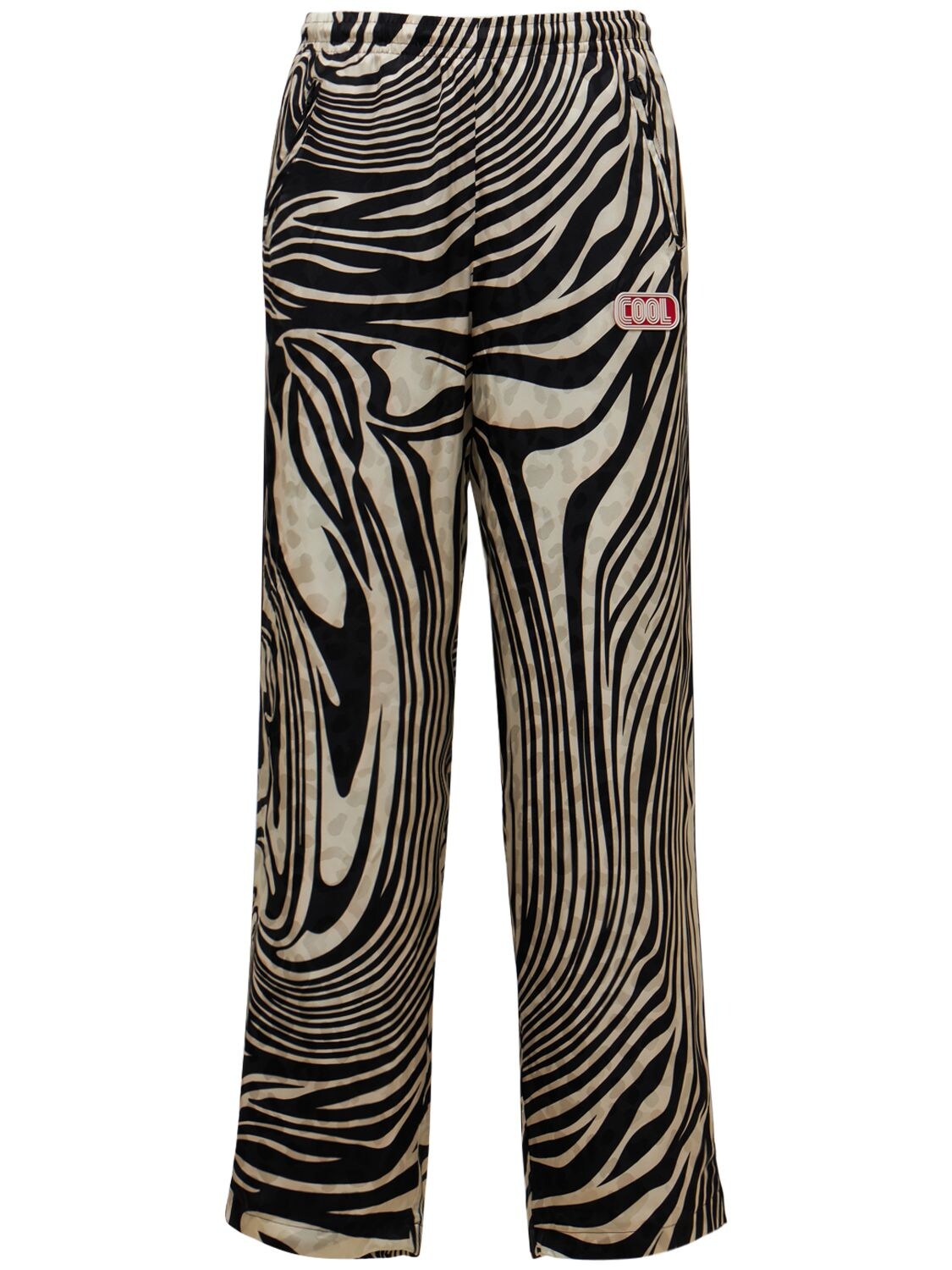 COOL TM Zebra Viscose & Cotton Pants