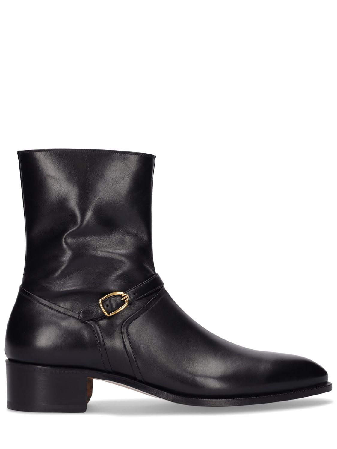 TOM FORD LEATHER ANKLE BOOTS