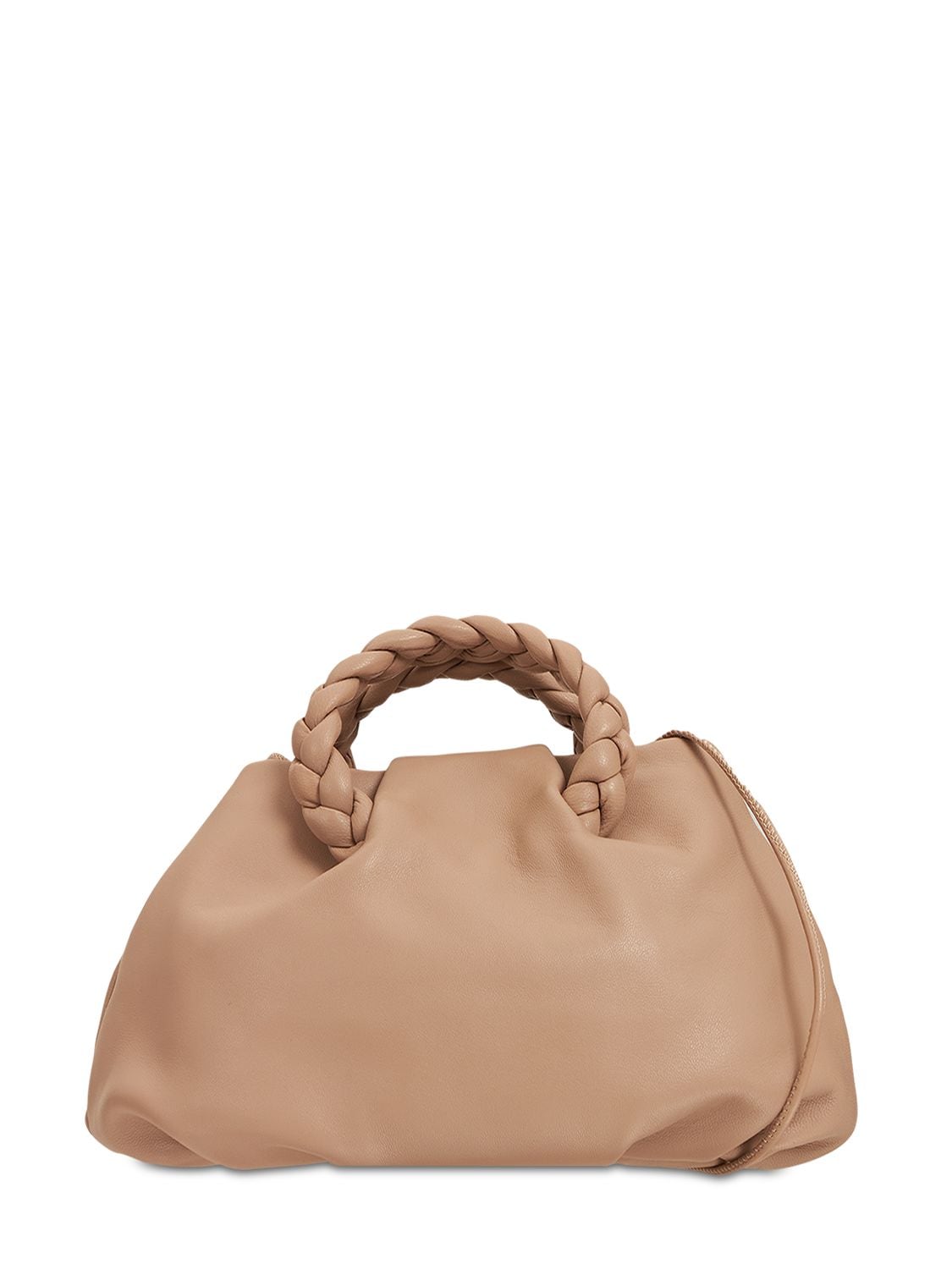 Bombon Leather Top Handle Bag