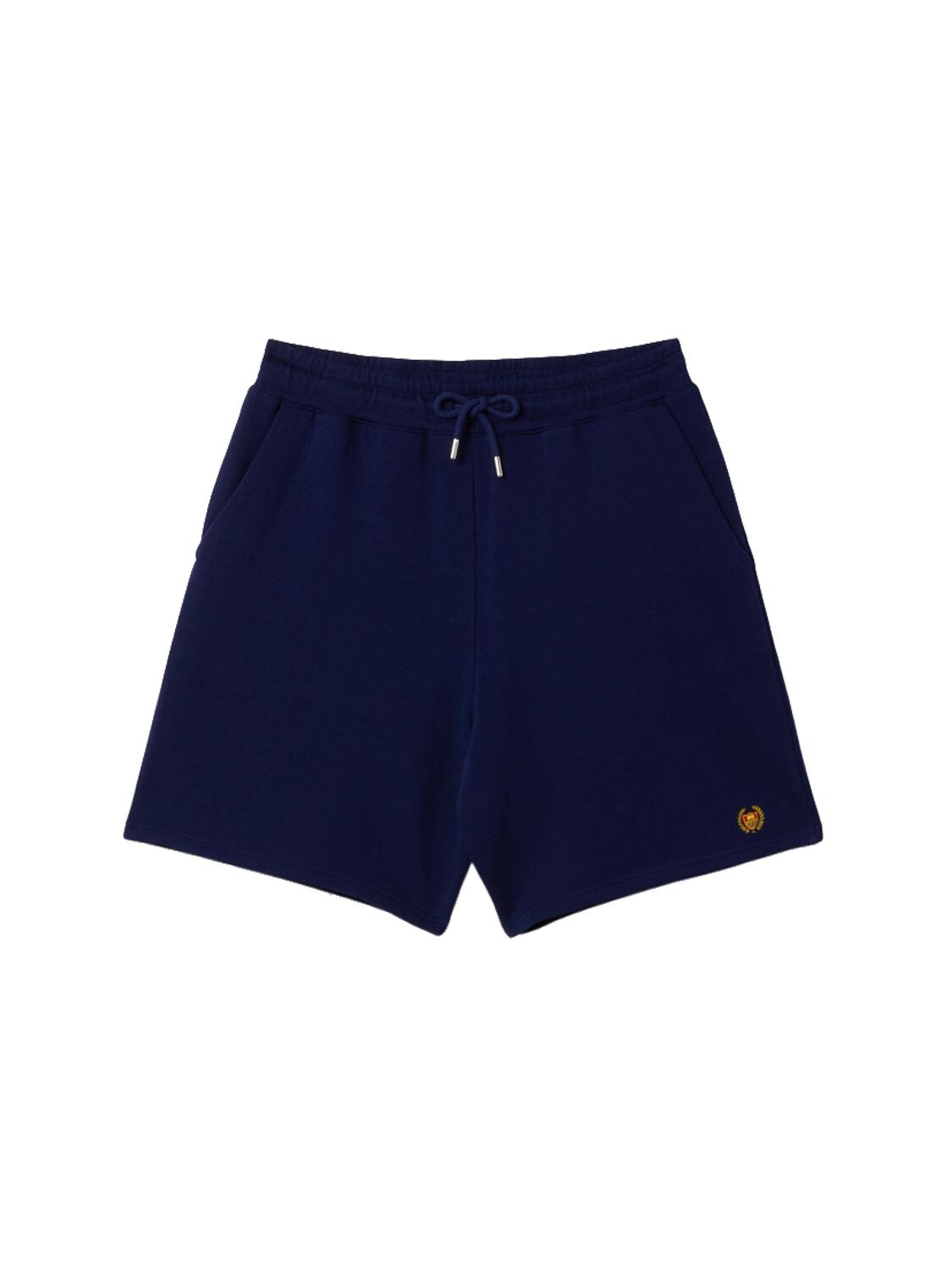 Bel-air Athletics Academy Embroidery Cotton Sweat Shorts In Blue