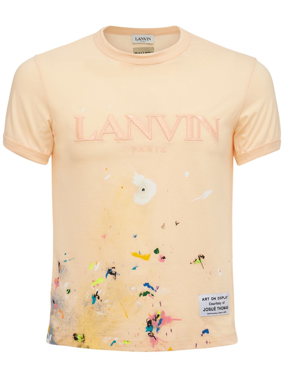 GALLERY DEPT X LANVIN Relaxed Hand Painted Washed T-shirt