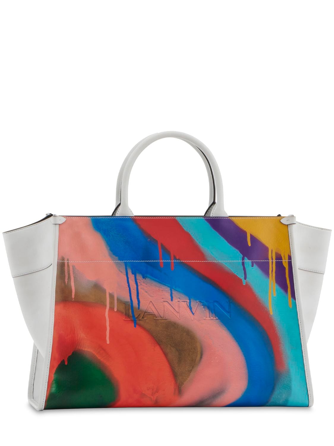 Gallery Dept X Lanvin - Cabas medium size leather tote bag 