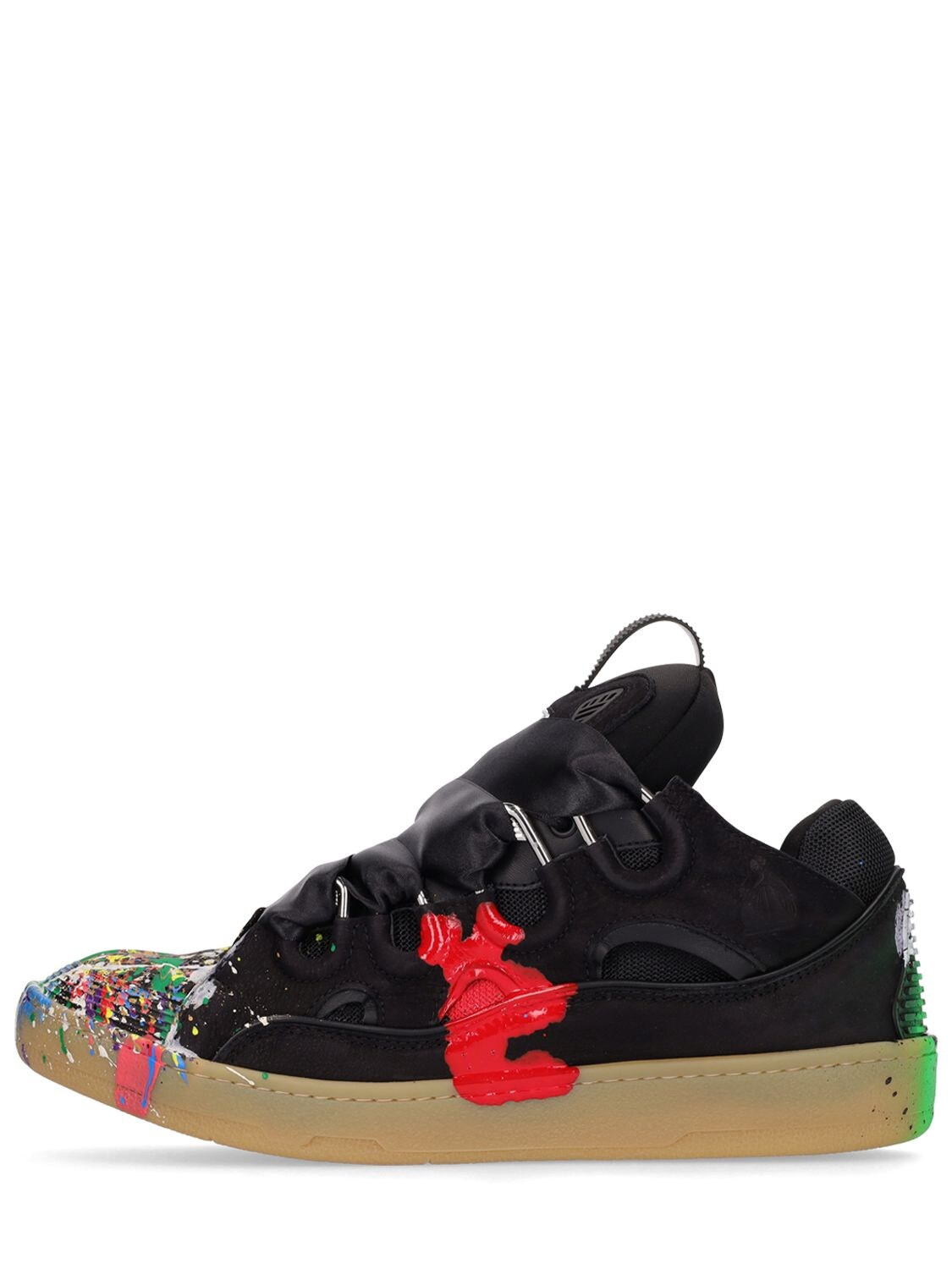 GALLERY DEPT X LANVIN Painted Leather Curb Sneakers | Smart Closet