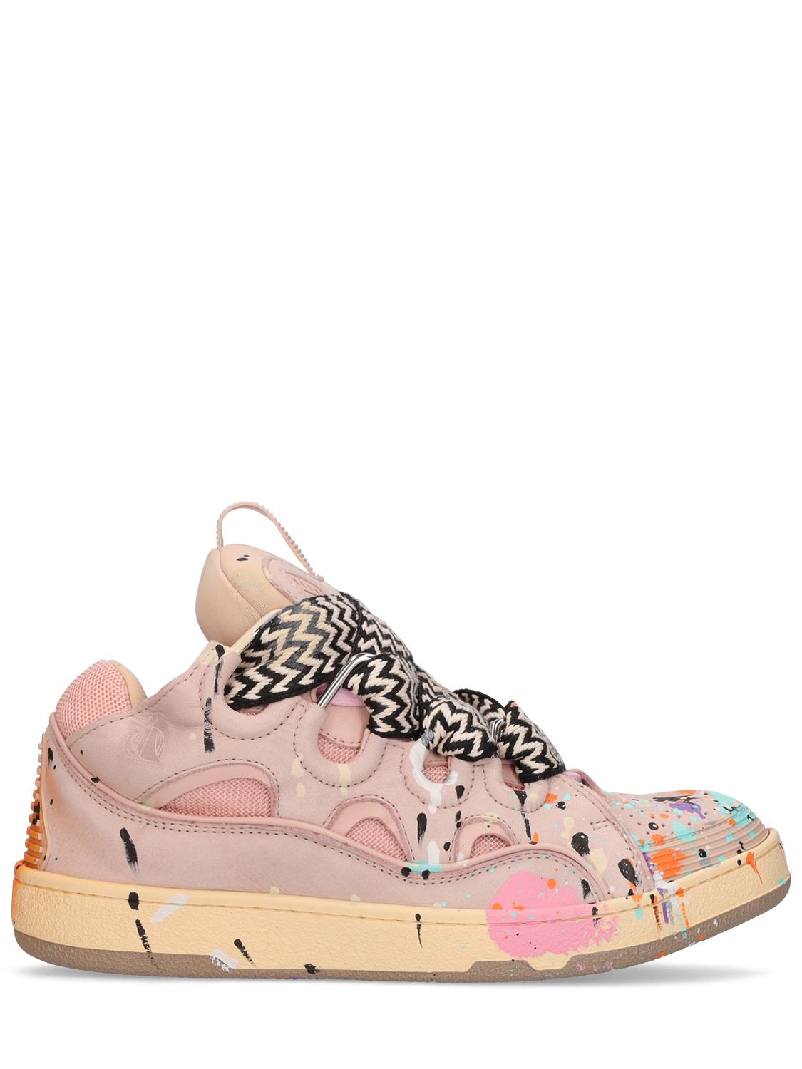 Gallery Dept. X Lanvin Pink/multicolour Curb Sneakers In Pink,multi ...
