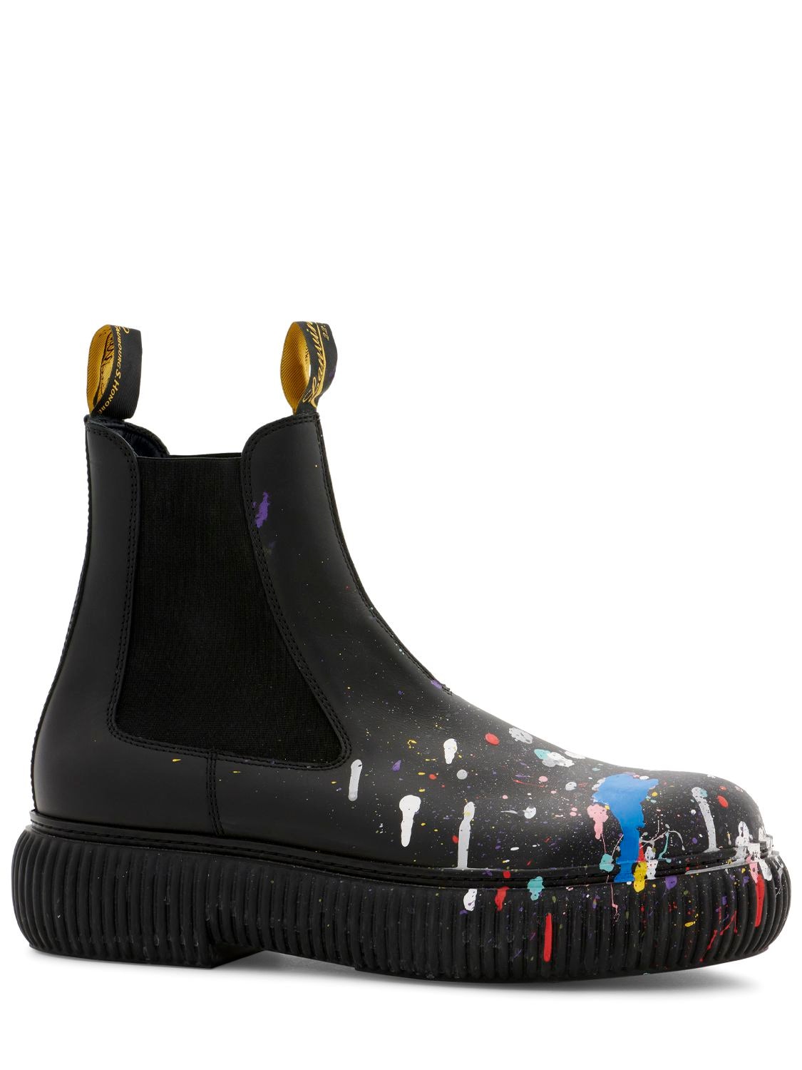 GALLERY DEPT X LANVIN Printed Leather Chelsea Boots