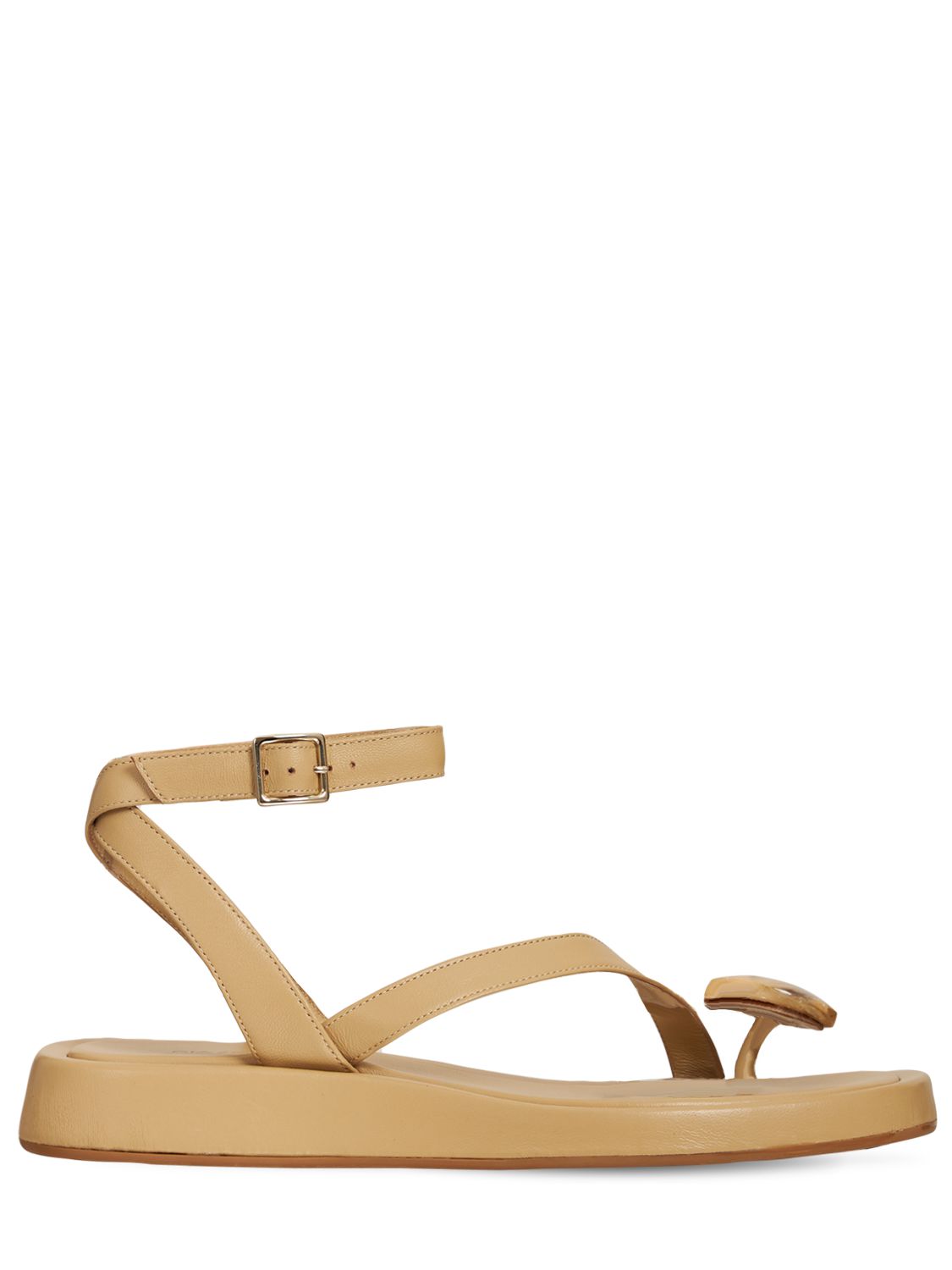 black leather slingbacks