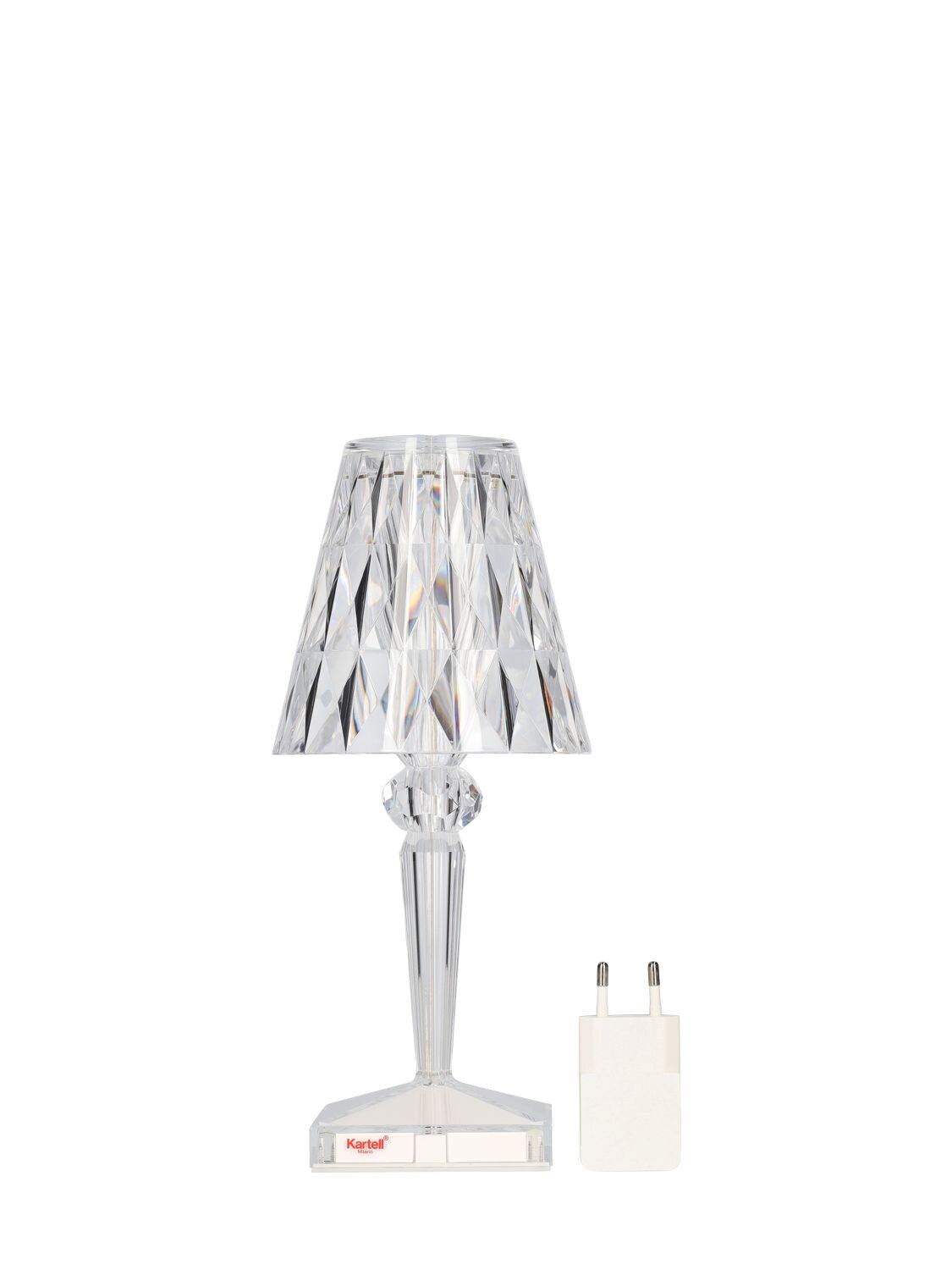 Shop Kartell Battery Table Lamp In Transparent