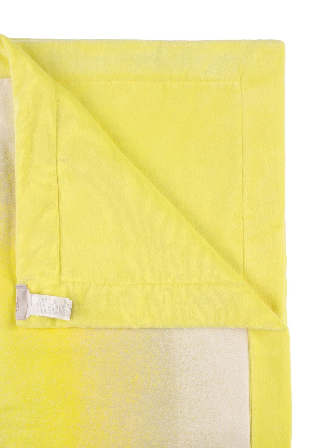 Shop Agnona Beach Towel In Yellow,white