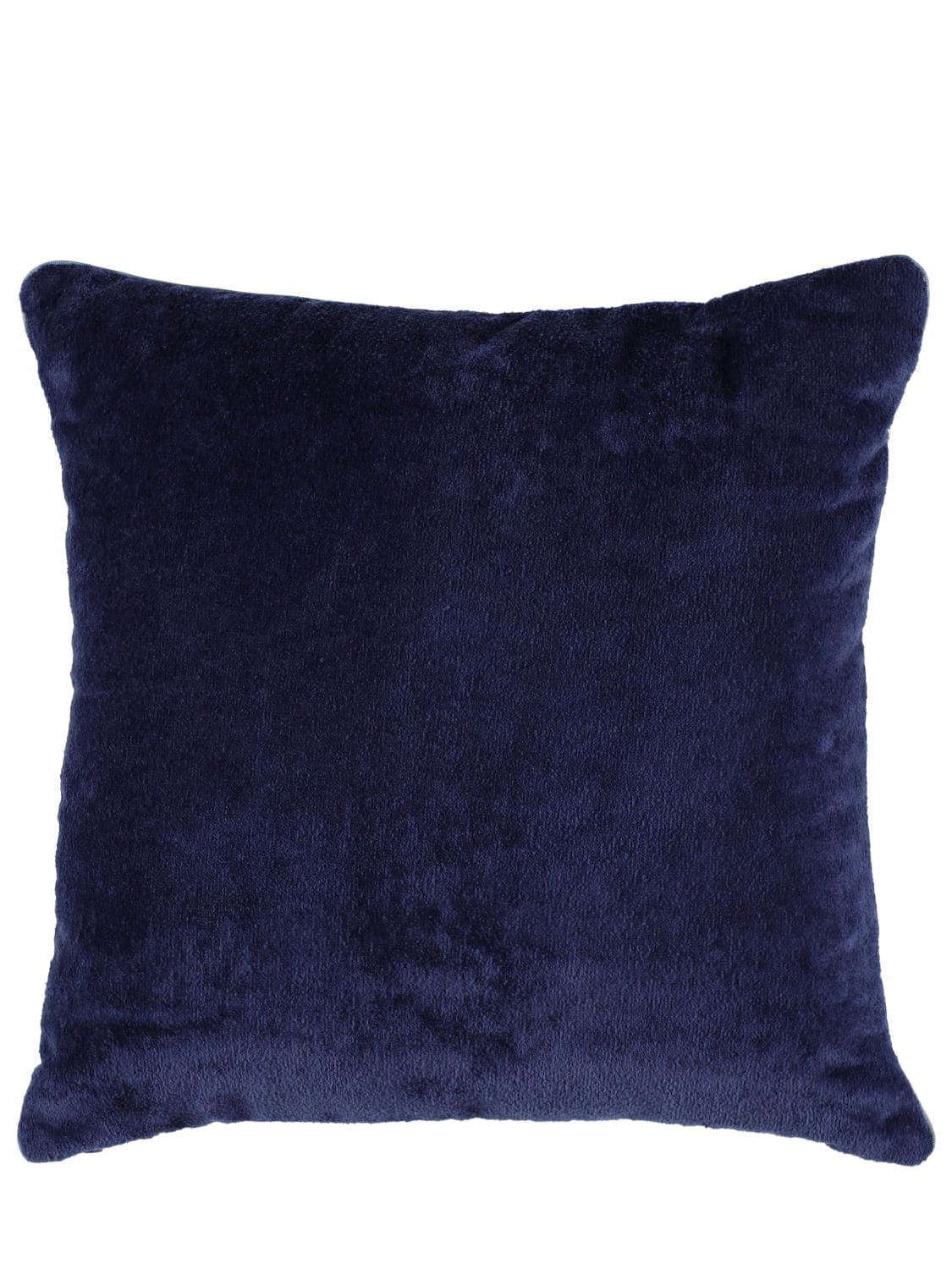Agnona Cotton Cushion In Work Blue