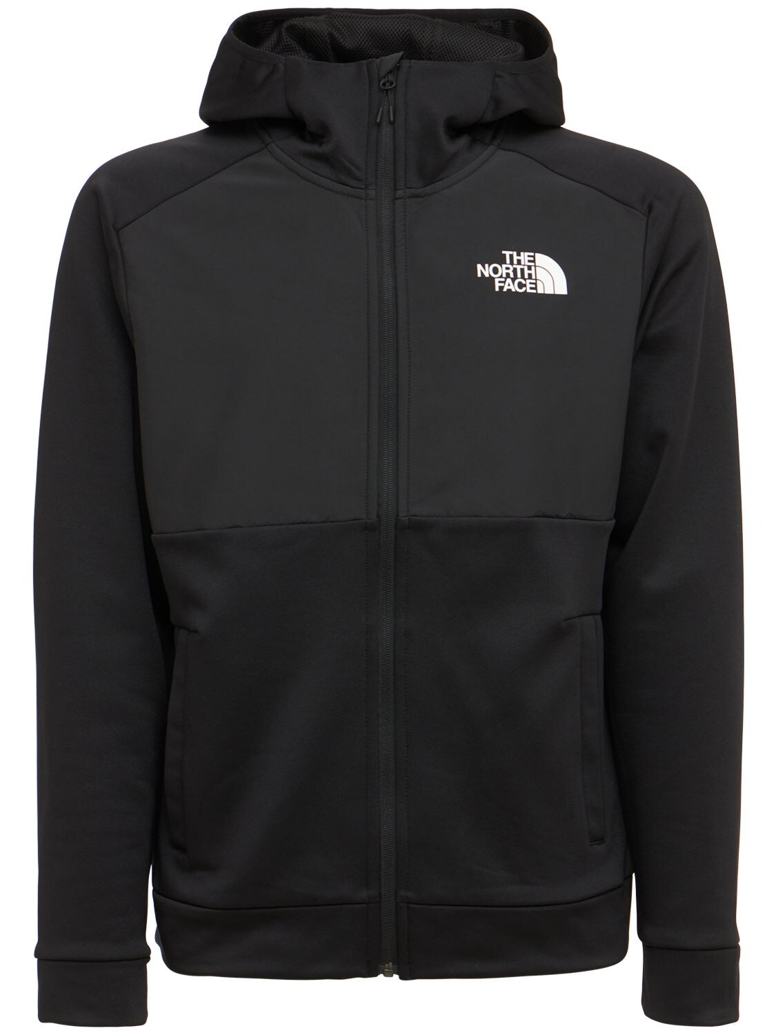 The North Face Tech Fleece Hooded Zip Jacket In Black | ModeSens