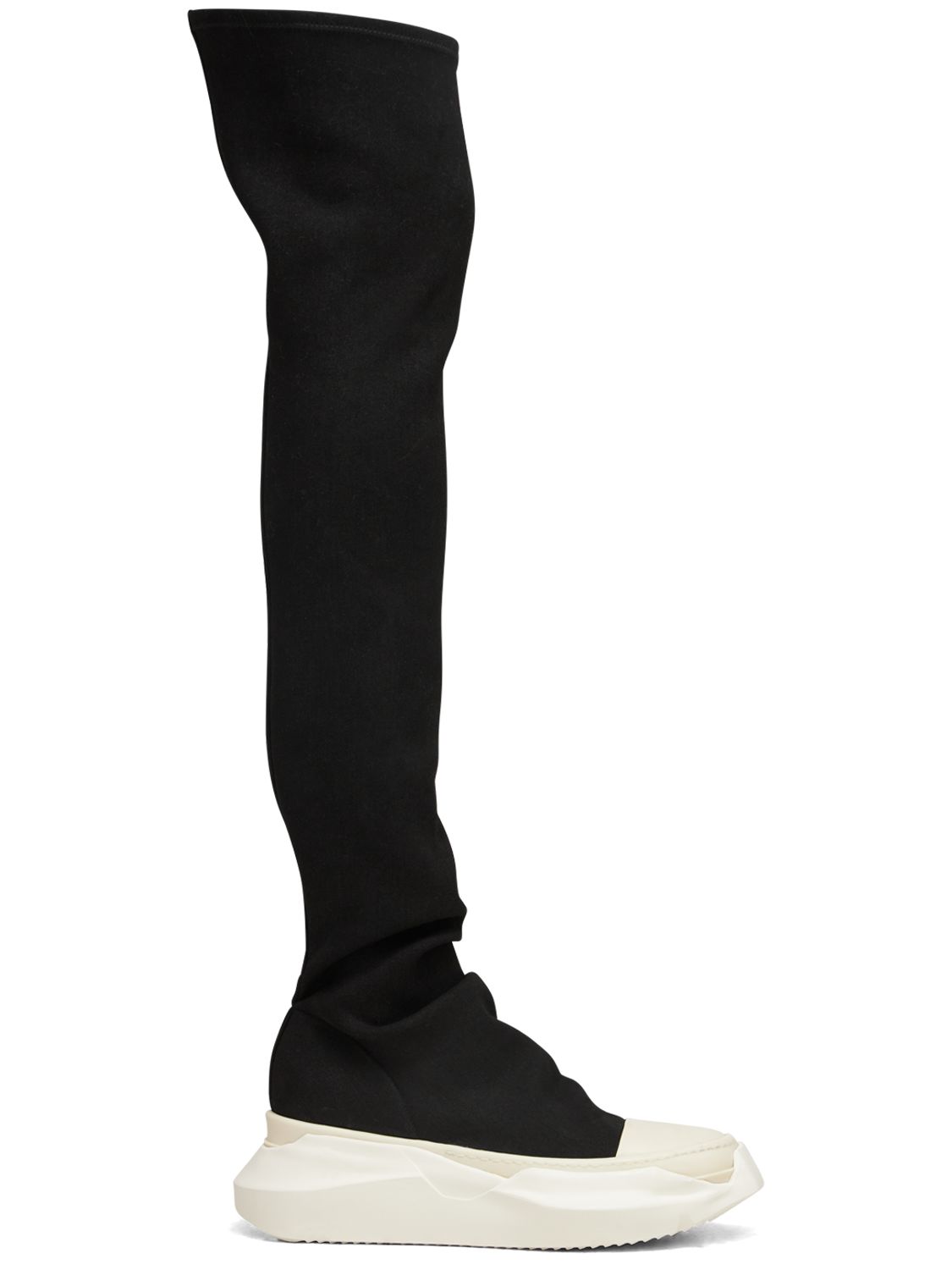 Rick Owens Drkshdw Fogachine Abstract Slashed Stocking Boots