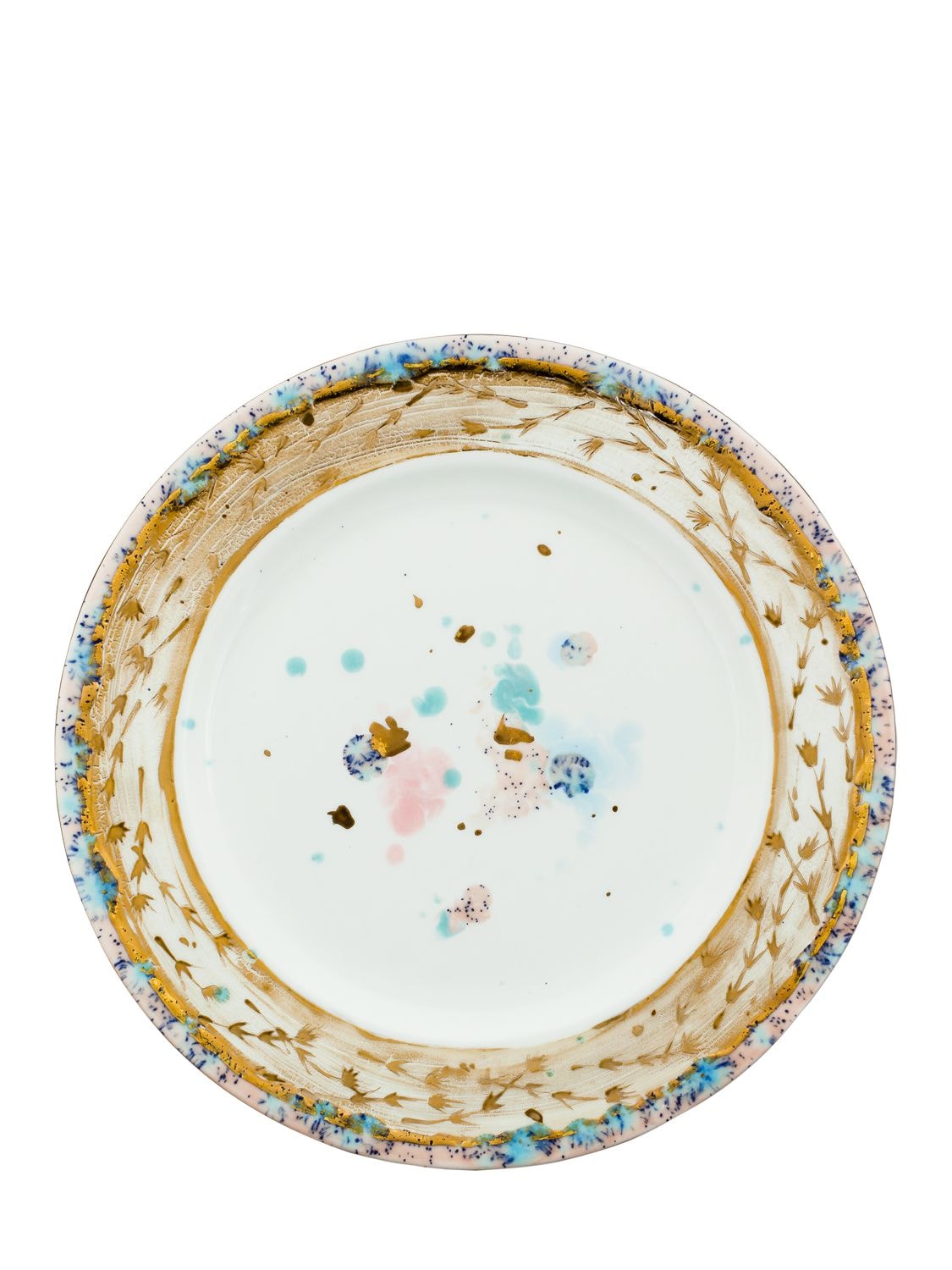 Coralla Maiuri Set Of 2 Dafne Dinner Plates In White