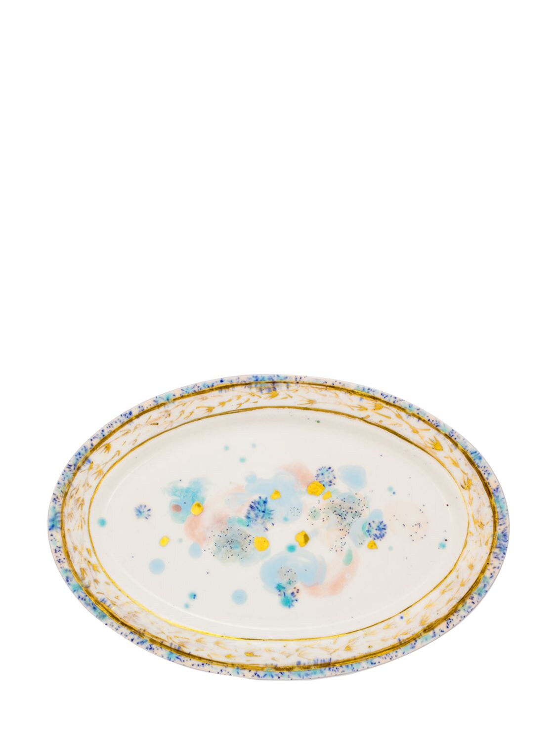 Coralla Maiuri Dafne Oval Platter In White