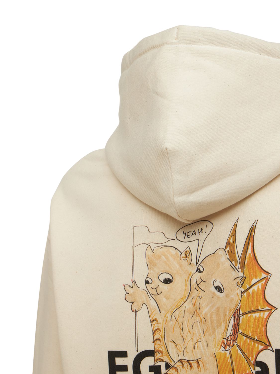 EGONLAB MUMUS PRINTED COTTON BLEND HOODIE