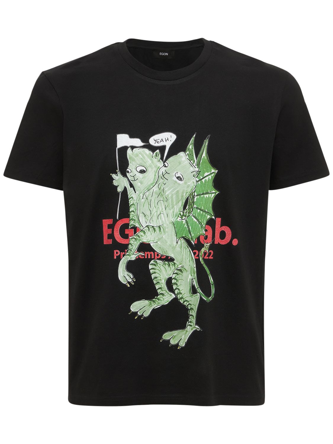 EGONLAB MUMUS PRINTED ORGANIC COTTON T-SHIRT