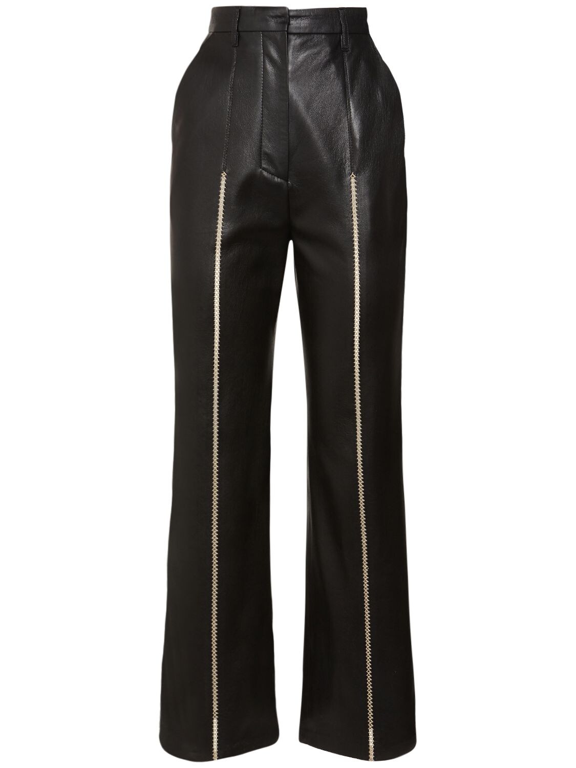 NANUSHKA LUCEE FAUX LEATHER PANTS